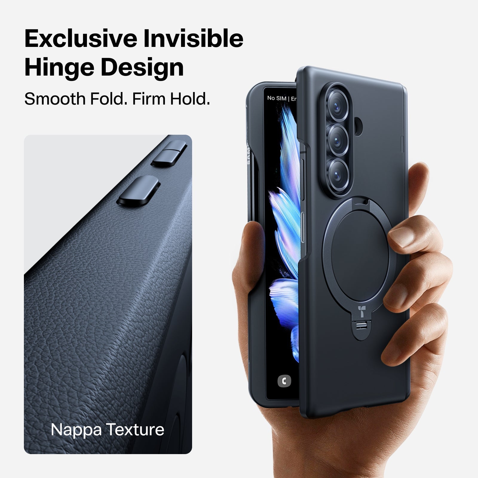 Torras Ostand Q3 Spin for Samsung Z Fold 7