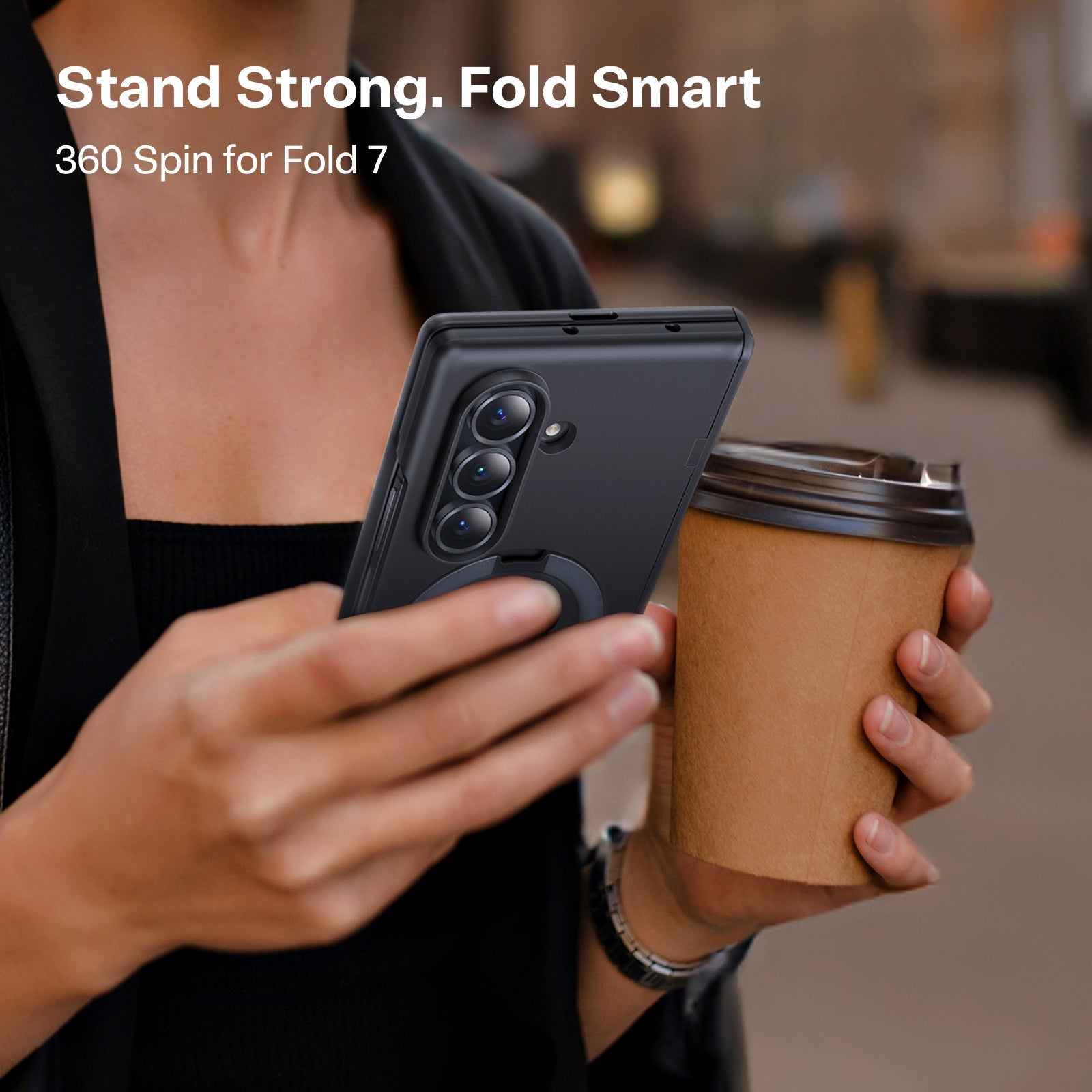 Torras Ostand Q3 Spin for Samsung Z Fold 7