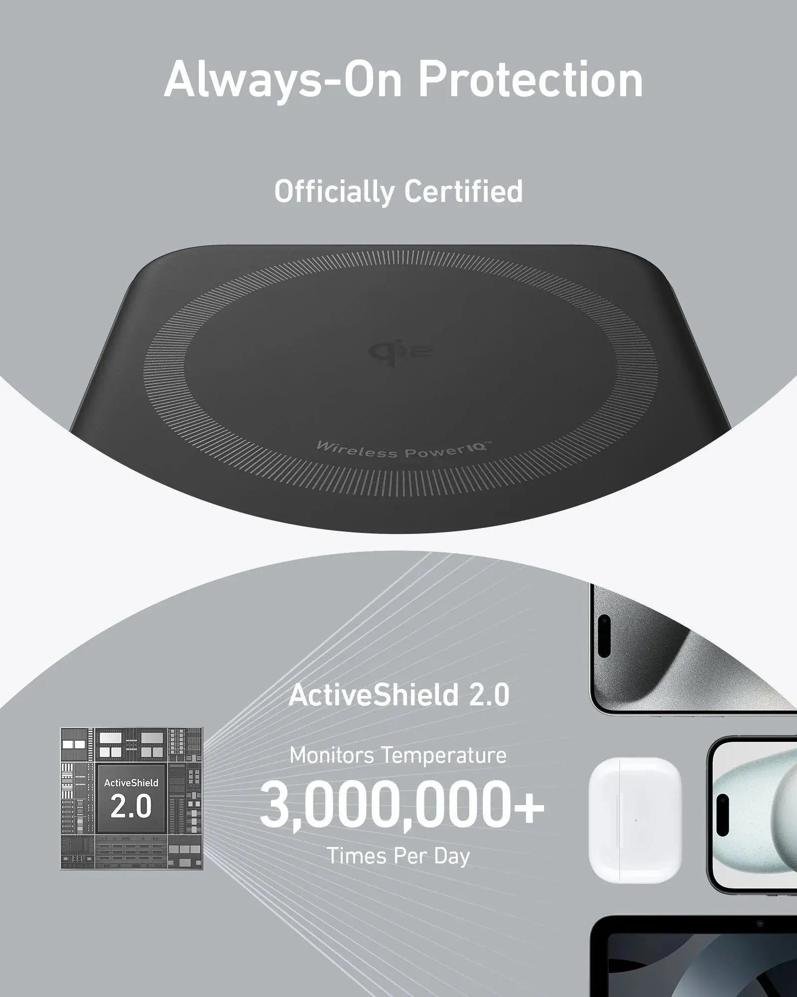Anker MagGo Power Bank 10k Qi2 Certified (15W) - Black