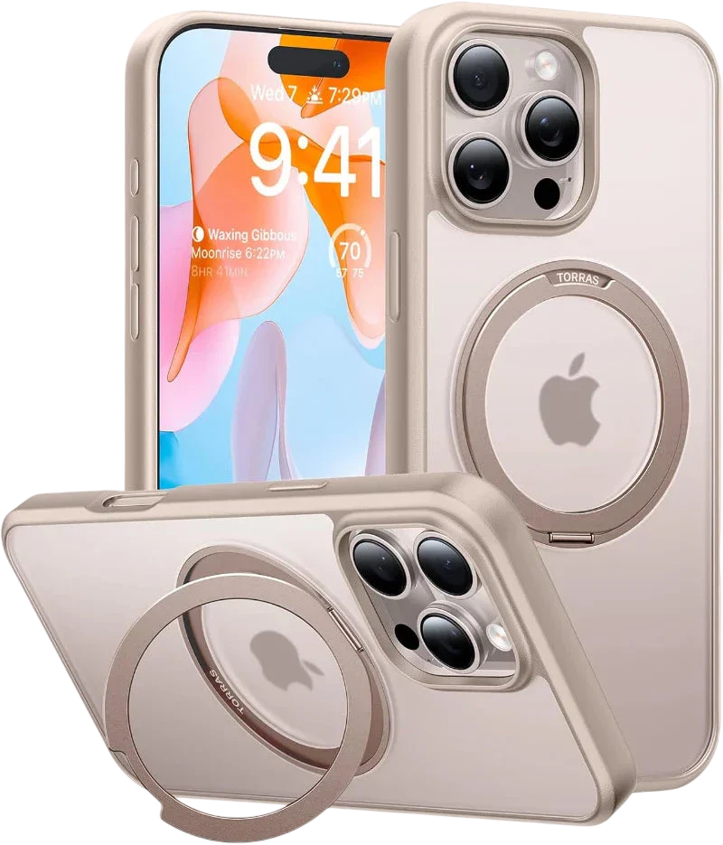 TOORAS Ostand Pro 360° Rotate Stand MagSafe Case for iPhone 16 Pro Max