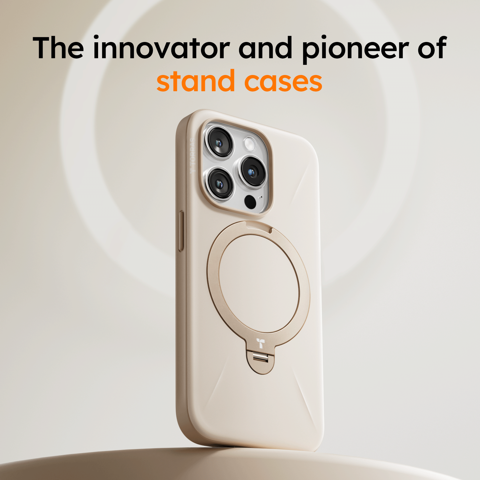 حافظة Torras Ostand 360° Spin Fusion MagSafe لهاتف آيفون 16 برو