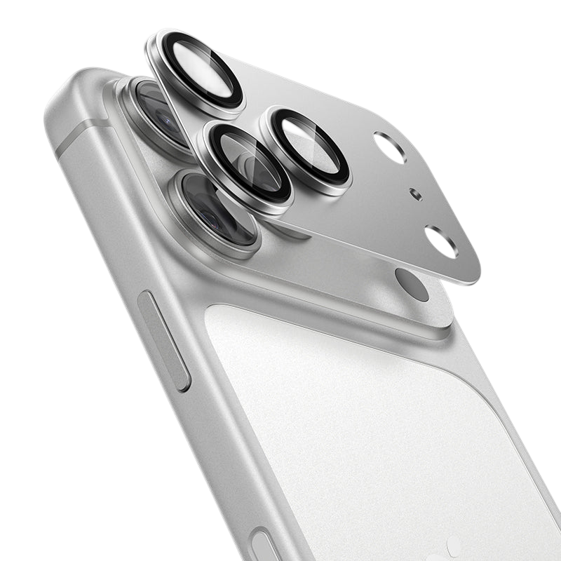Benks GlassWarrior Plateau + Lens Protector for iPhone 17 Pro & Pro Max - Silver