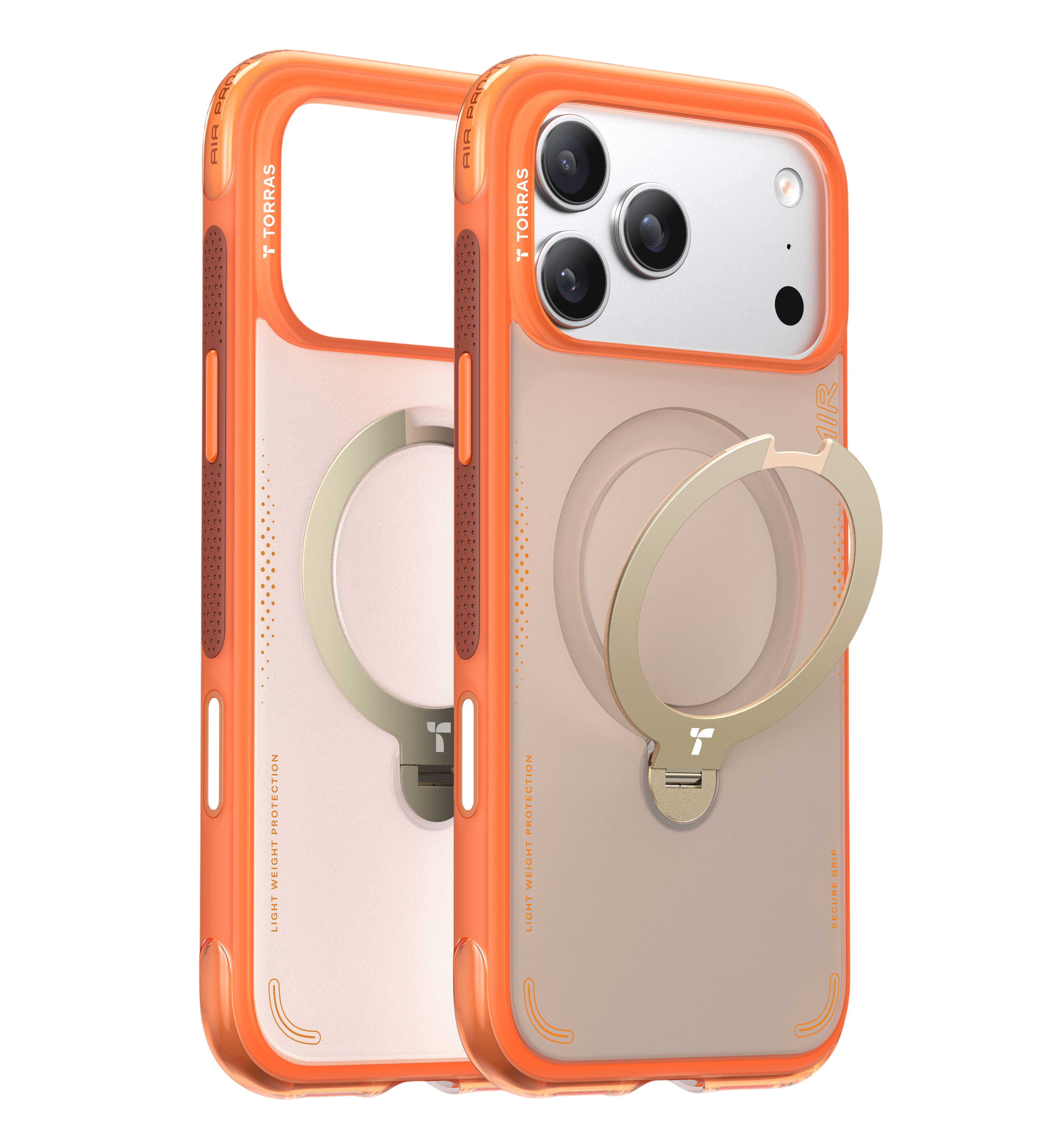 Torras Ostand Q3 Air for iPhone 17 Pro Max - Cosmic Orange #color_cosmic-orange