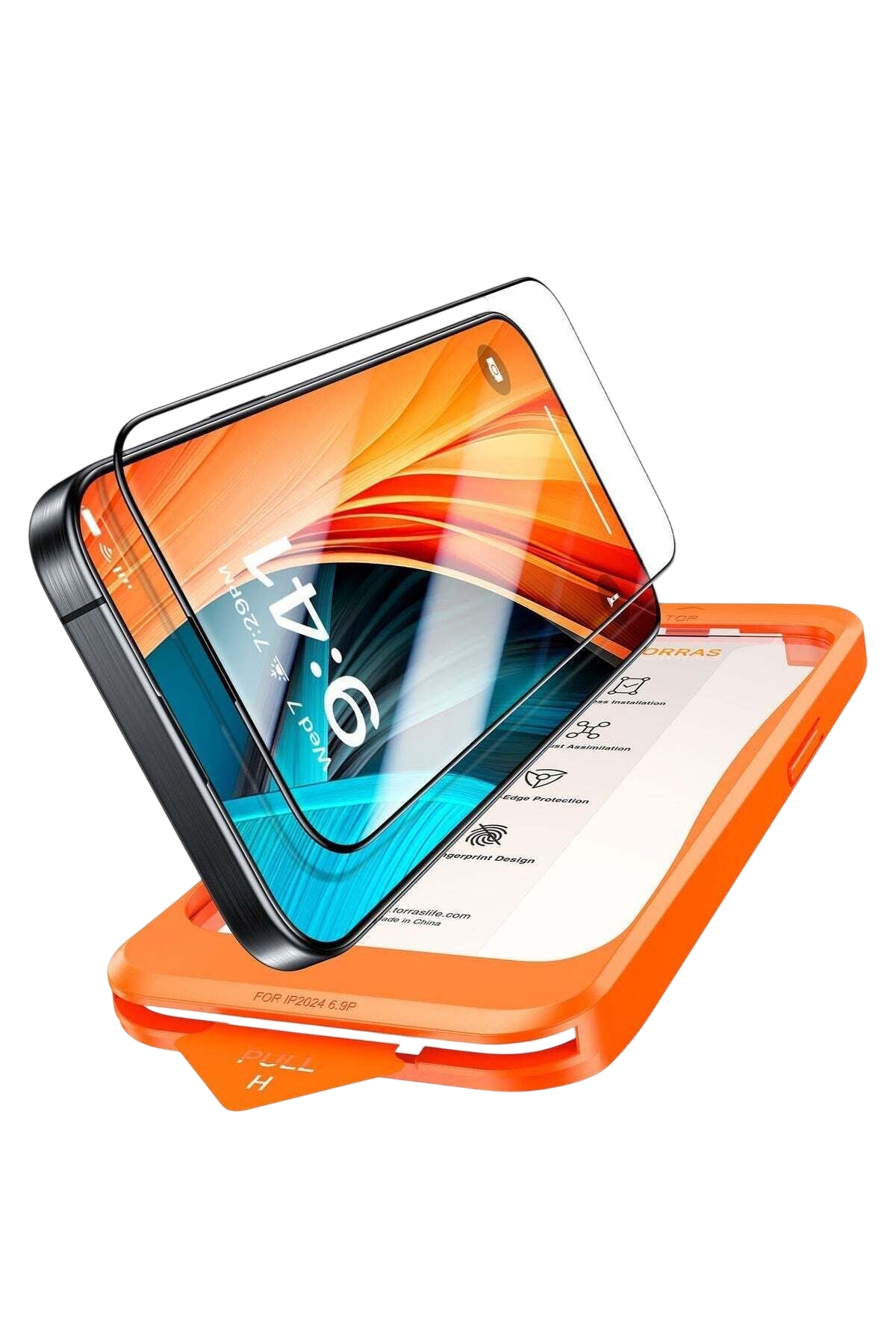 حامي شاشة زجاجي TORRAS GlassGo مقسى لهاتف iPhone 17 Pro Max / 17 Pro / Air / 17- 1 عبوة