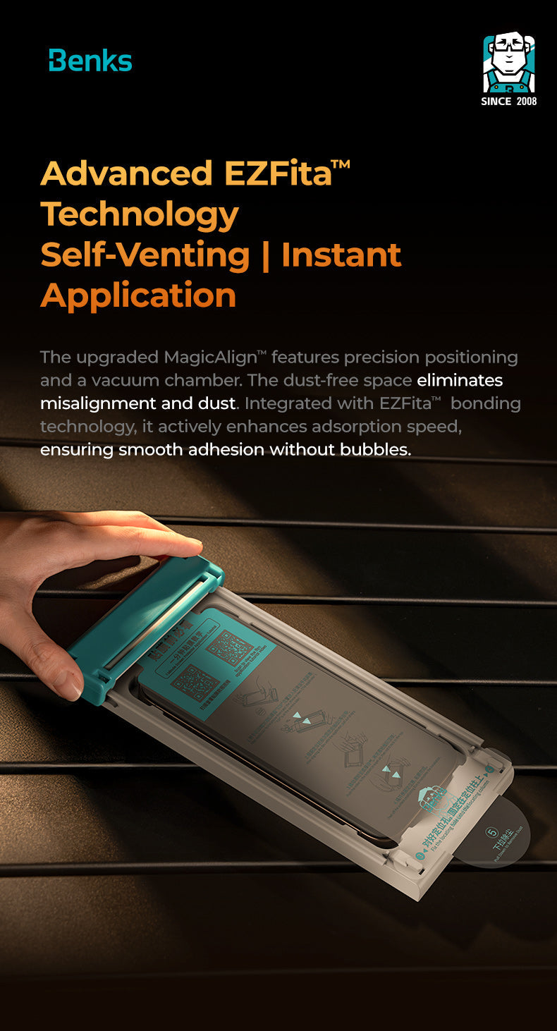 Benks GlassWarrior Sapphire V2.0 Screen Protector for iPhone 17 Pro Max / 17 Pro