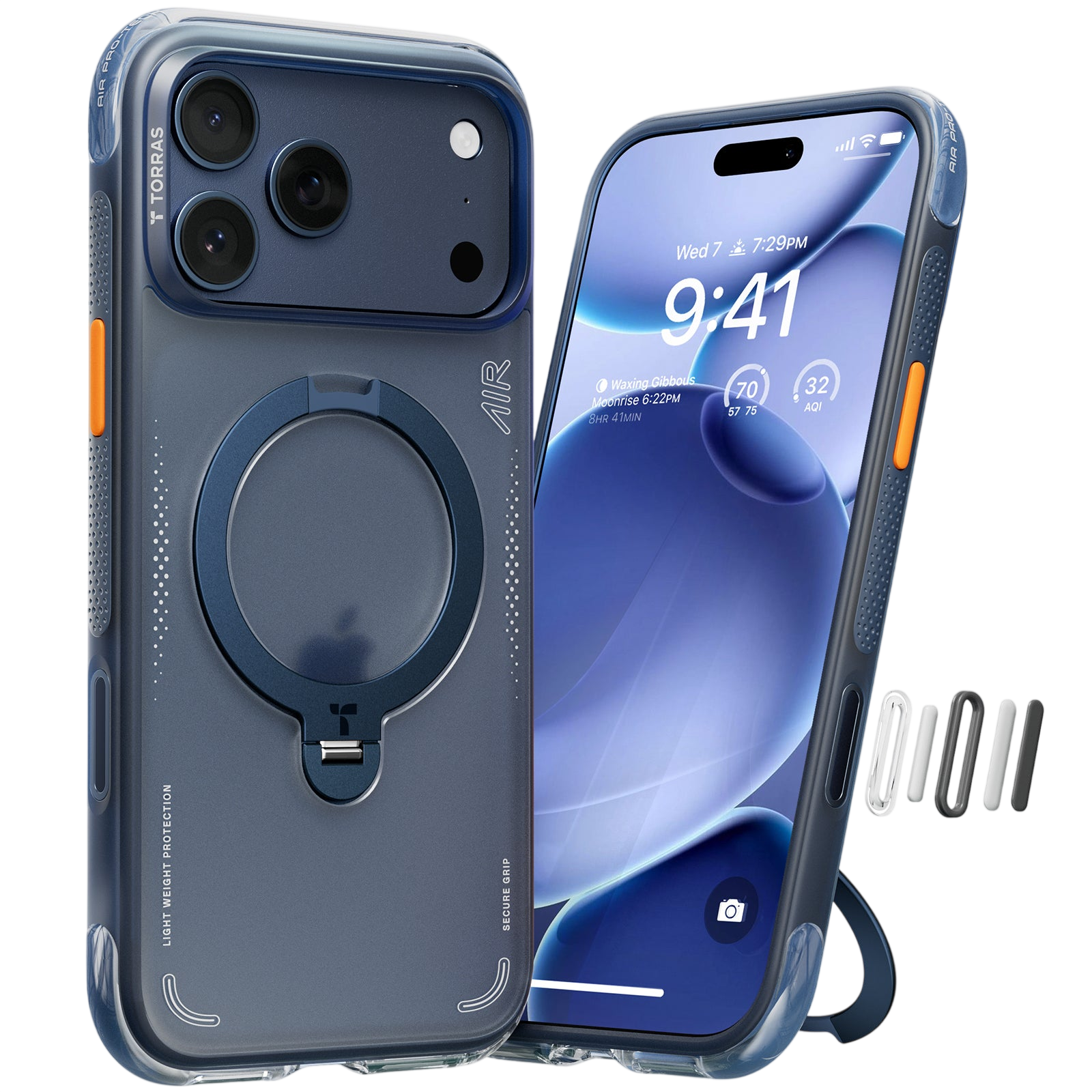 Torras Ostand Q3 Air for iPhone 17 Pro Max - Shadow Black