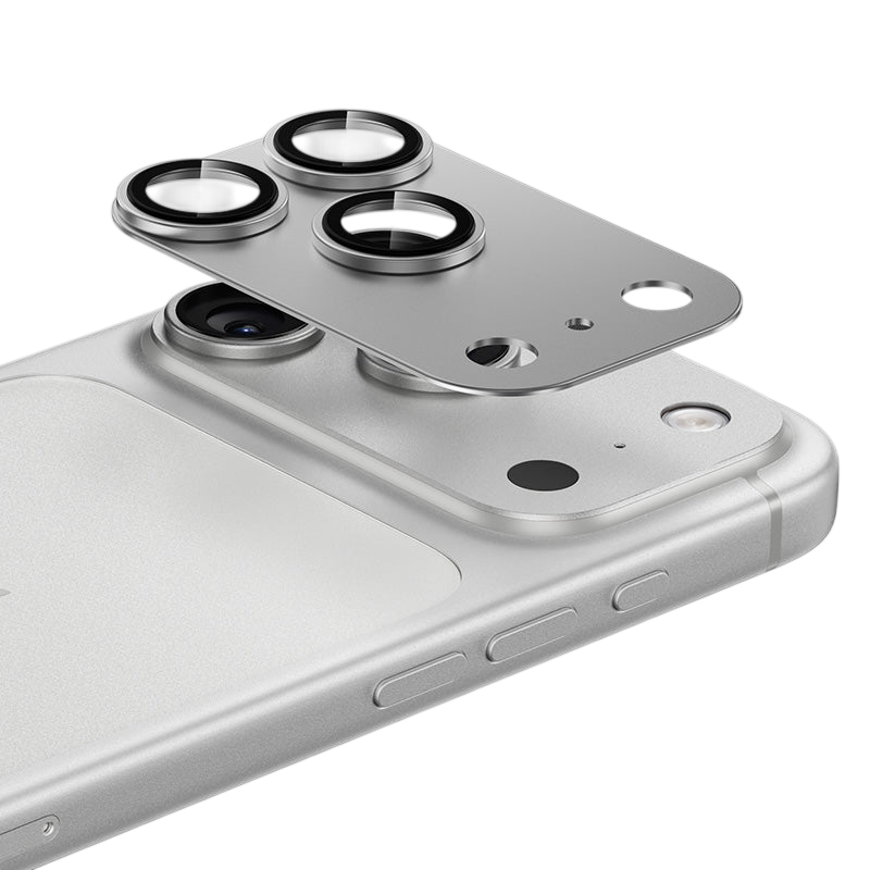 Benks GlassWarrior Plateau + Lens Protector for iPhone 17 Pro & Pro Max - Silver