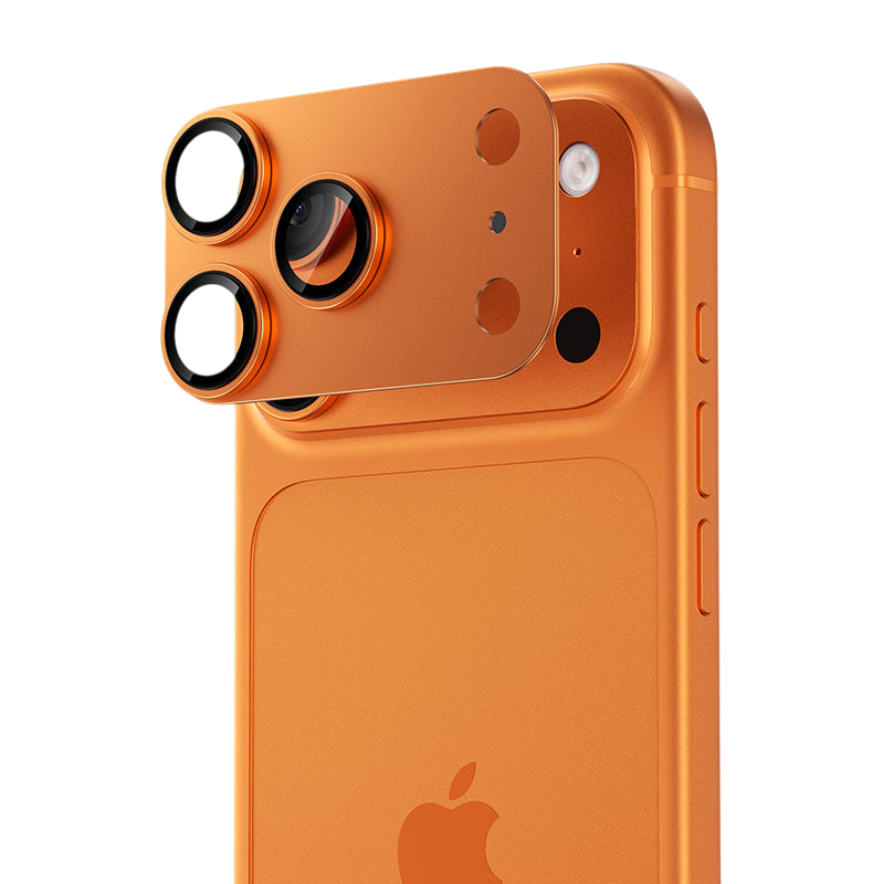 Benks GlassWarrior Plateau + Lens Protector for iPhone 17 Pro & Pro Max - Orange