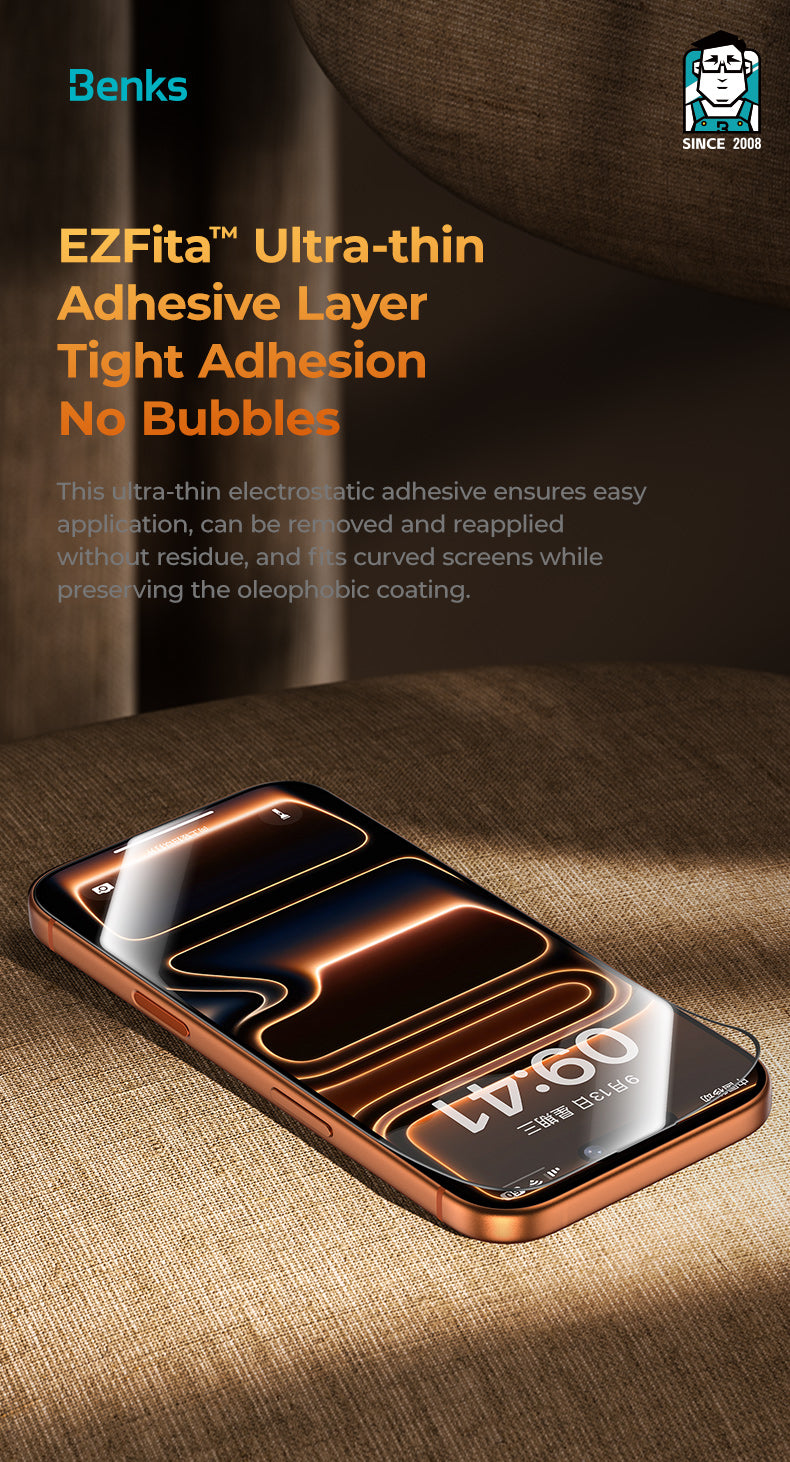 Benks GlassWarrior Sapphire V2.0 Screen Protector for iPhone 17 Pro Max / 17 Pro