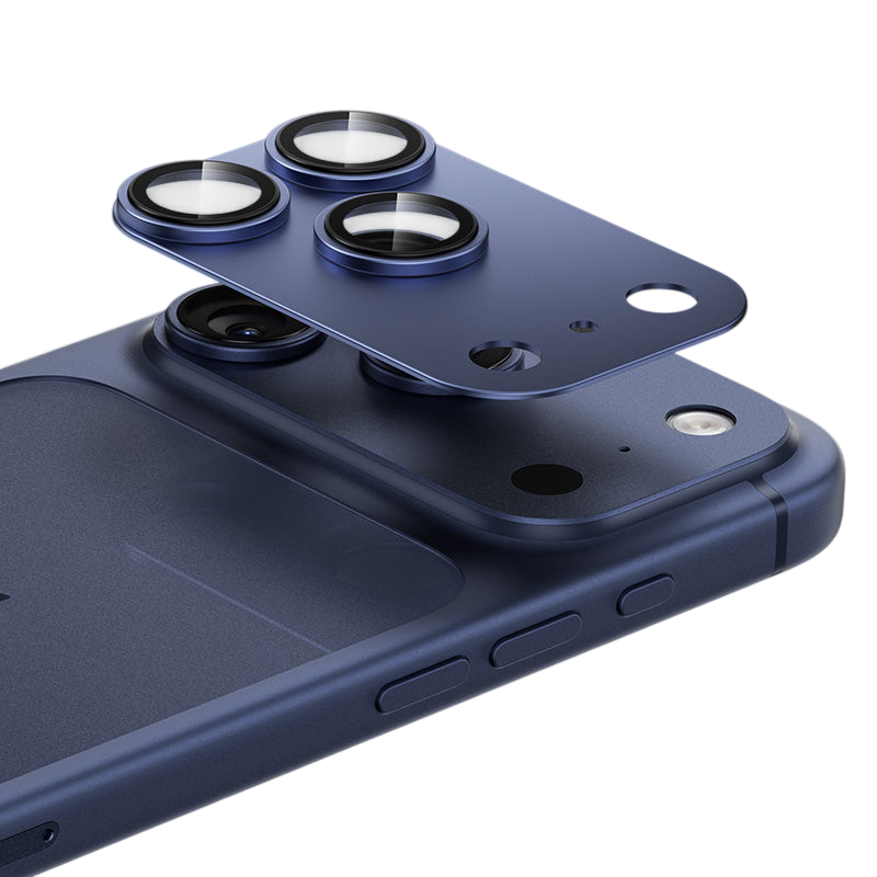 Benks GlassWarrior Plateau + Lens Protector for iPhone 17 Pro & Pro Max - Blue
