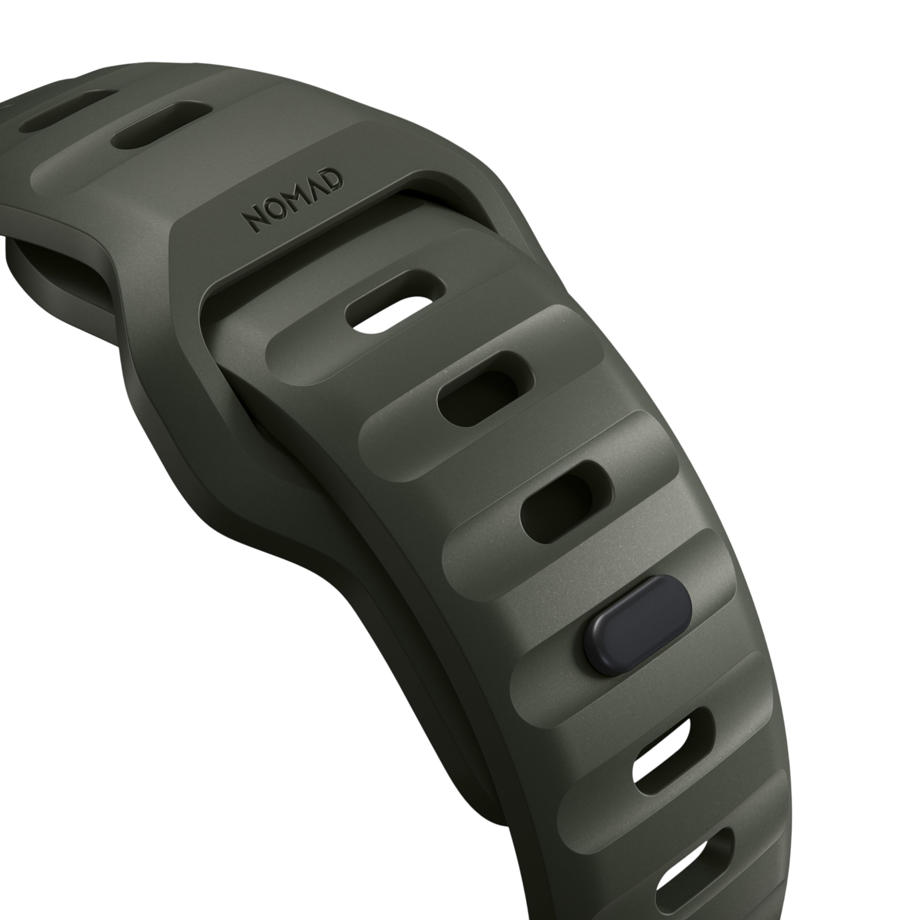 Nomad Waterproof Sport Band for Apple Watch 49mm / 46mm / 45mm - Ash Green