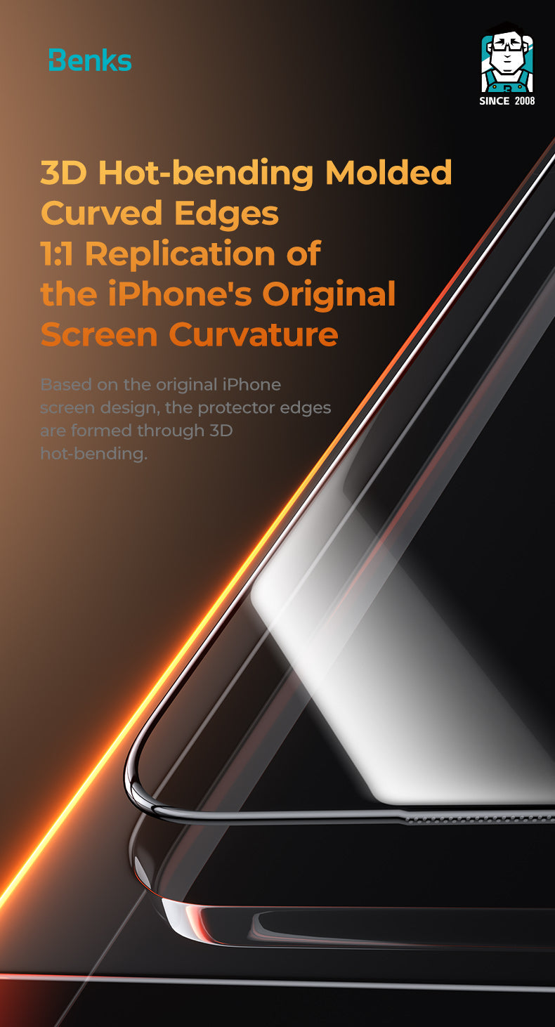 Benks GlassWarrior Sapphire V2.0 Screen Protector for iPhone 17 Pro Max / 17 Pro