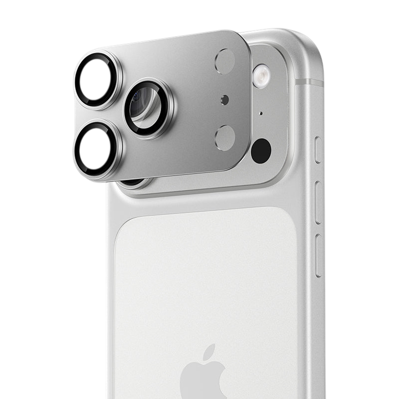 Benks GlassWarrior Plateau + Lens Protector for iPhone 17 Pro & Pro Max - Silver