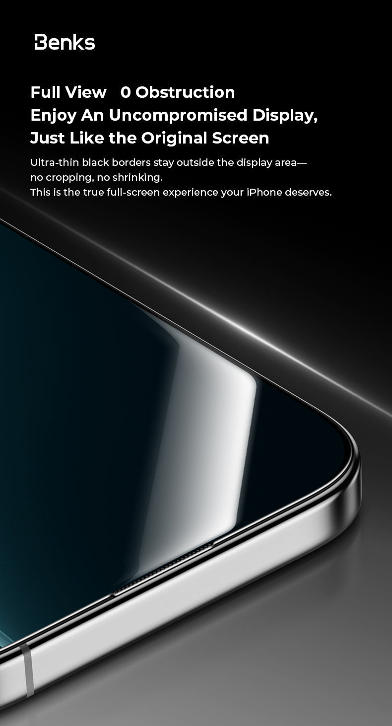 Benks GlassWarrior Sapphire Screen Protector for iPhone 17 Series (17 / Pro / Pro Max / Air)