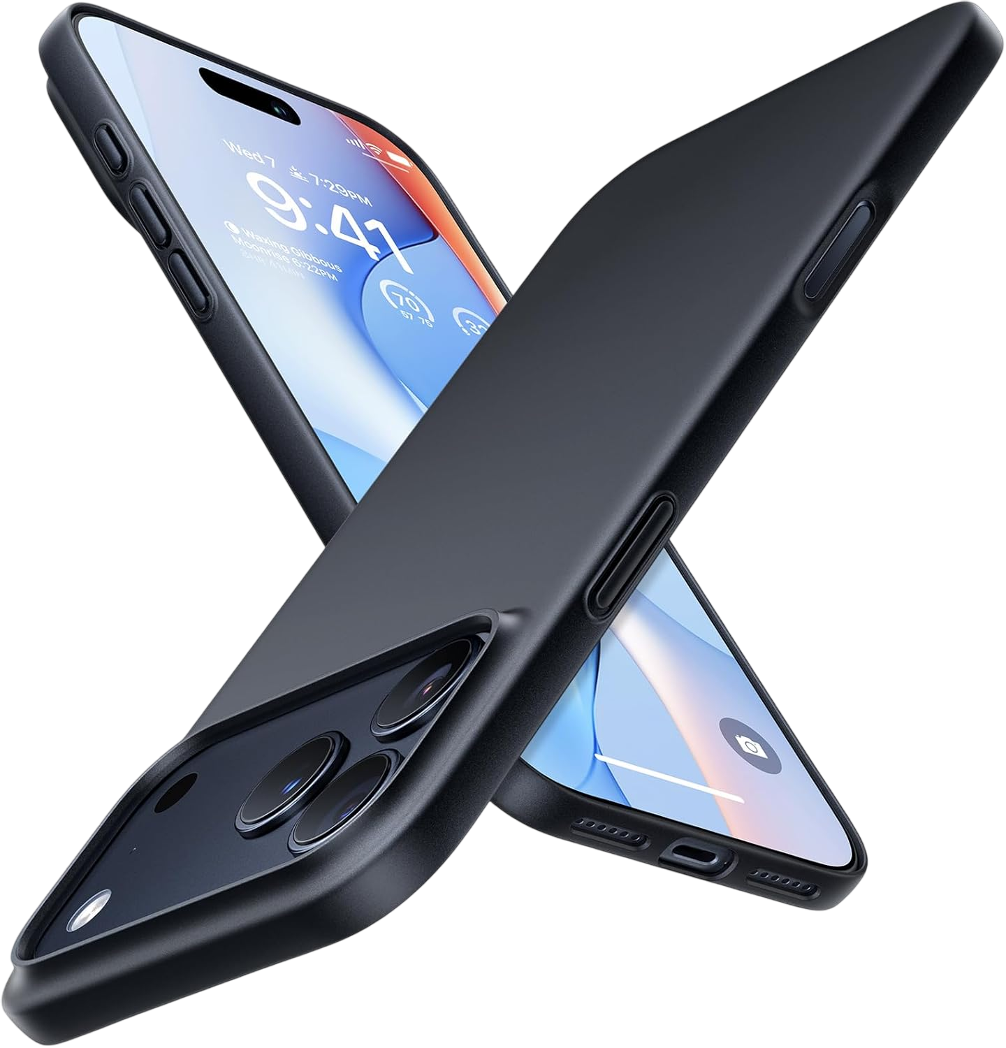 حافظة TORRAS SlimFit MagSafe سوداء لهاتف iPhone 17 Pro Max / 17 Pro / Air / 17