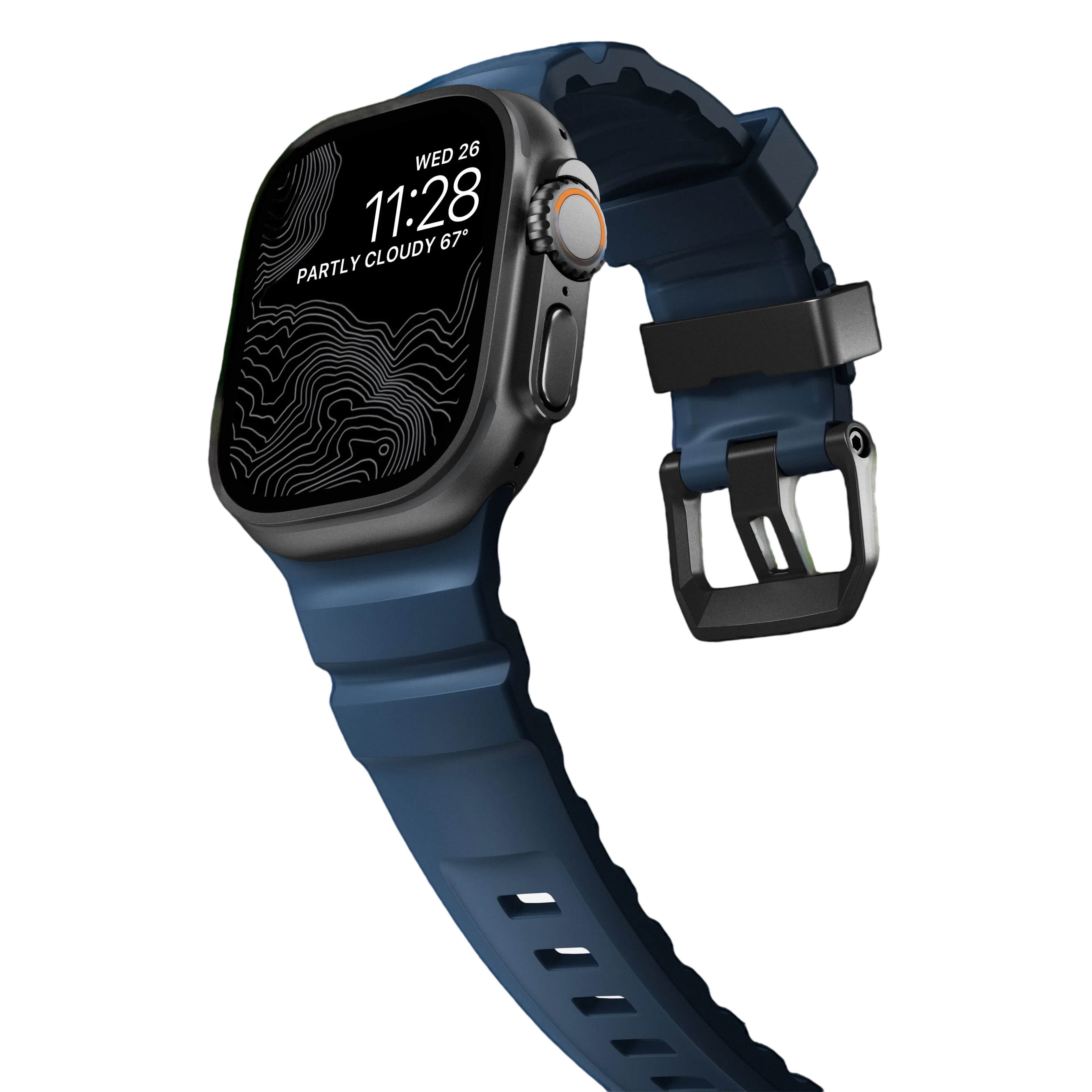 Nomad Rocky Point Band for Apple Watch 49mm / 46mm / 45mm - Atlantic Blue