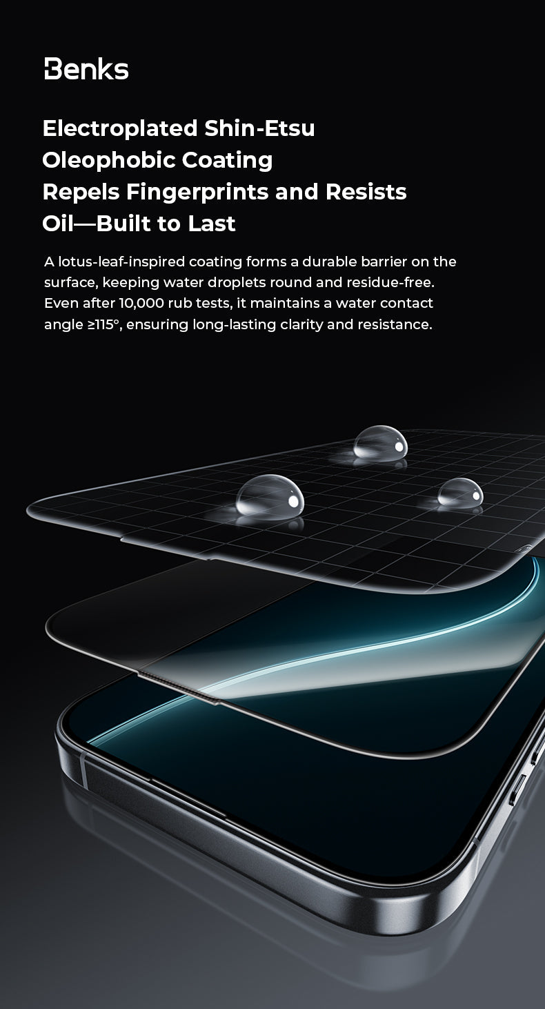 Benks GlassWarrior Sapphire Screen Protector for iPhone 17 Series (17 / Pro / Pro Max / Air)