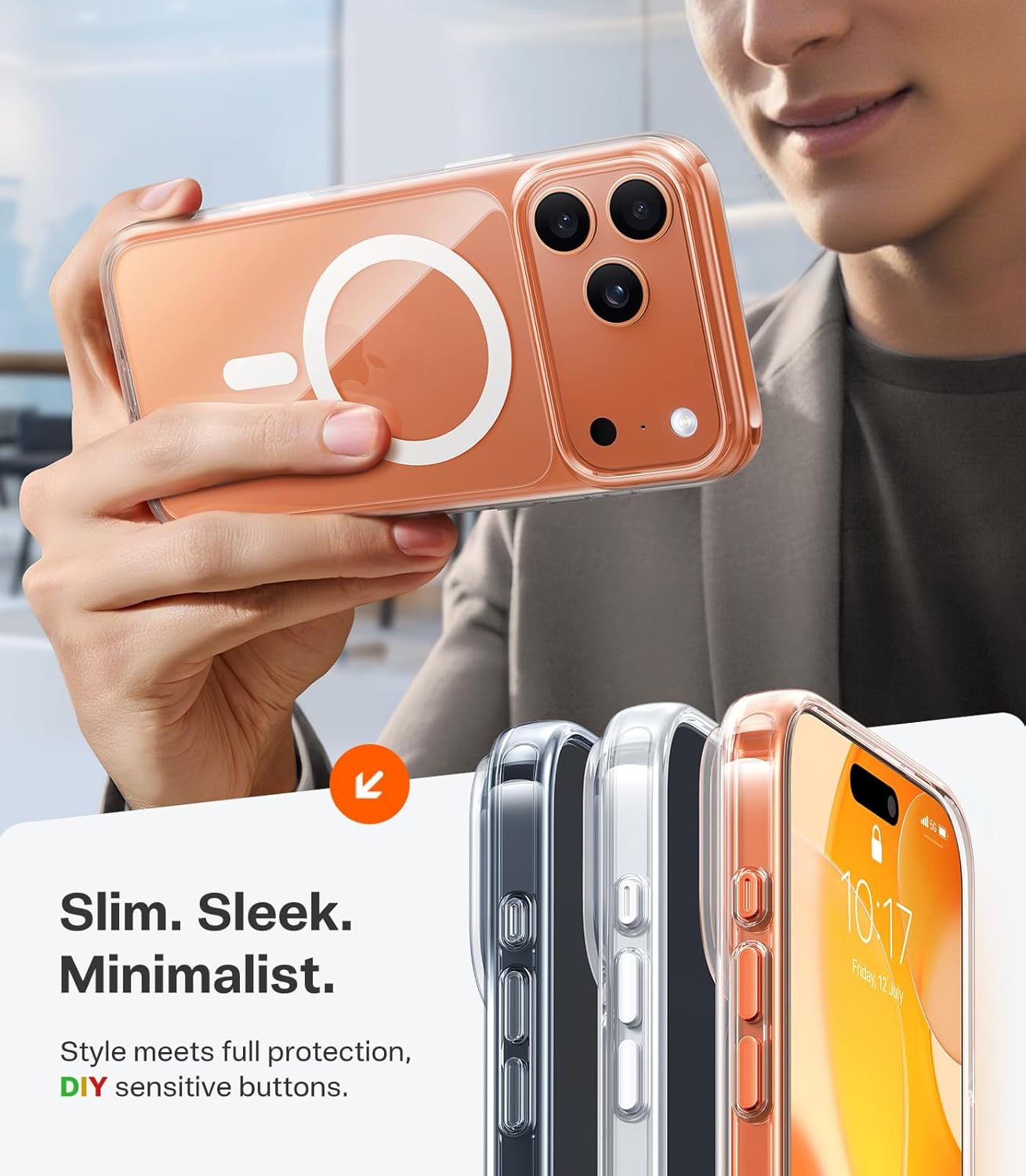 حافظة TORRAS SlimFit MagSafe لهاتف iPhone 17 Pro Max / 17 Pro / Air / 17