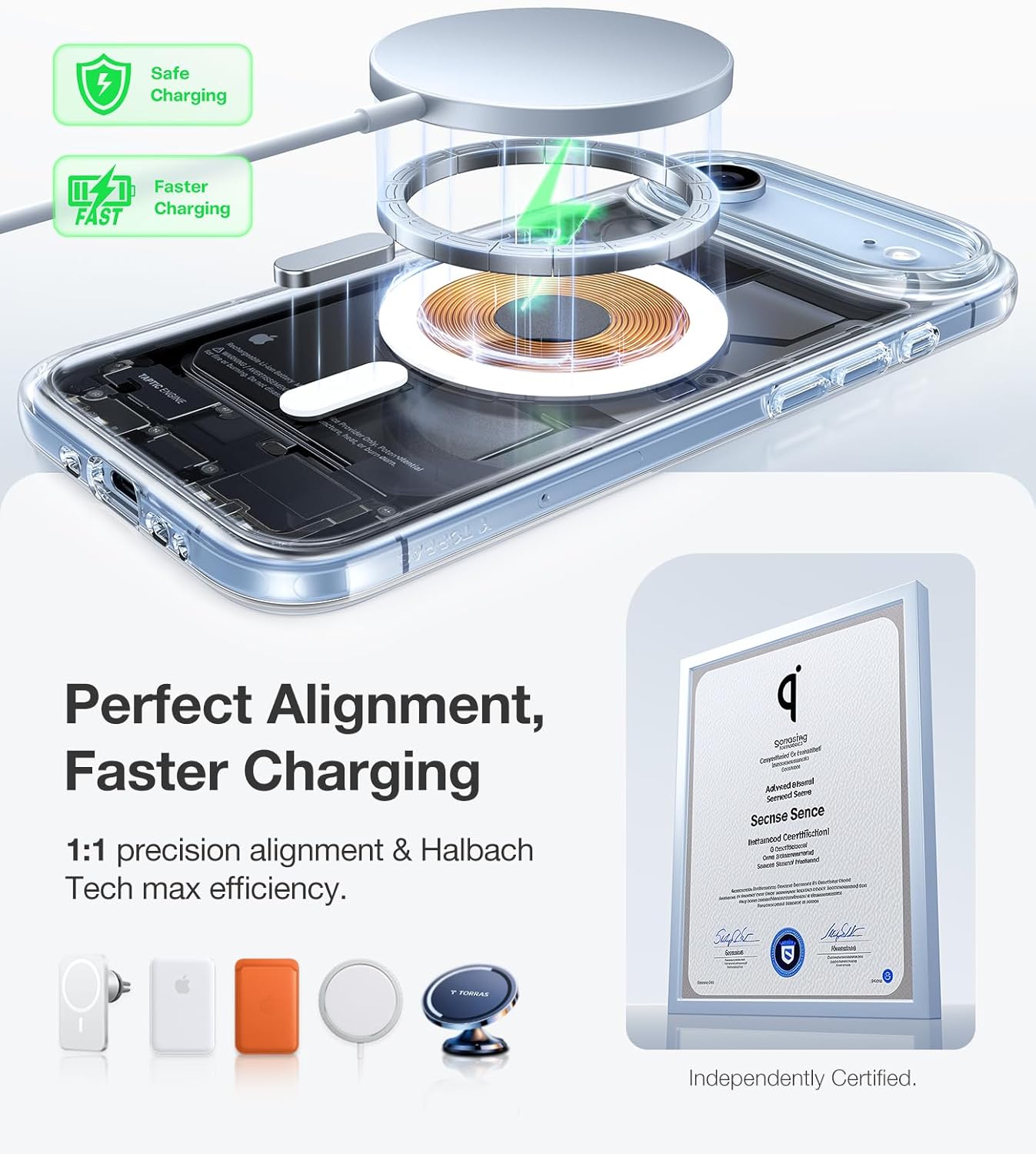 حافظة TORRAS SlimFit MagSafe لهاتف iPhone 17 Pro Max / 17 Pro / Air / 17