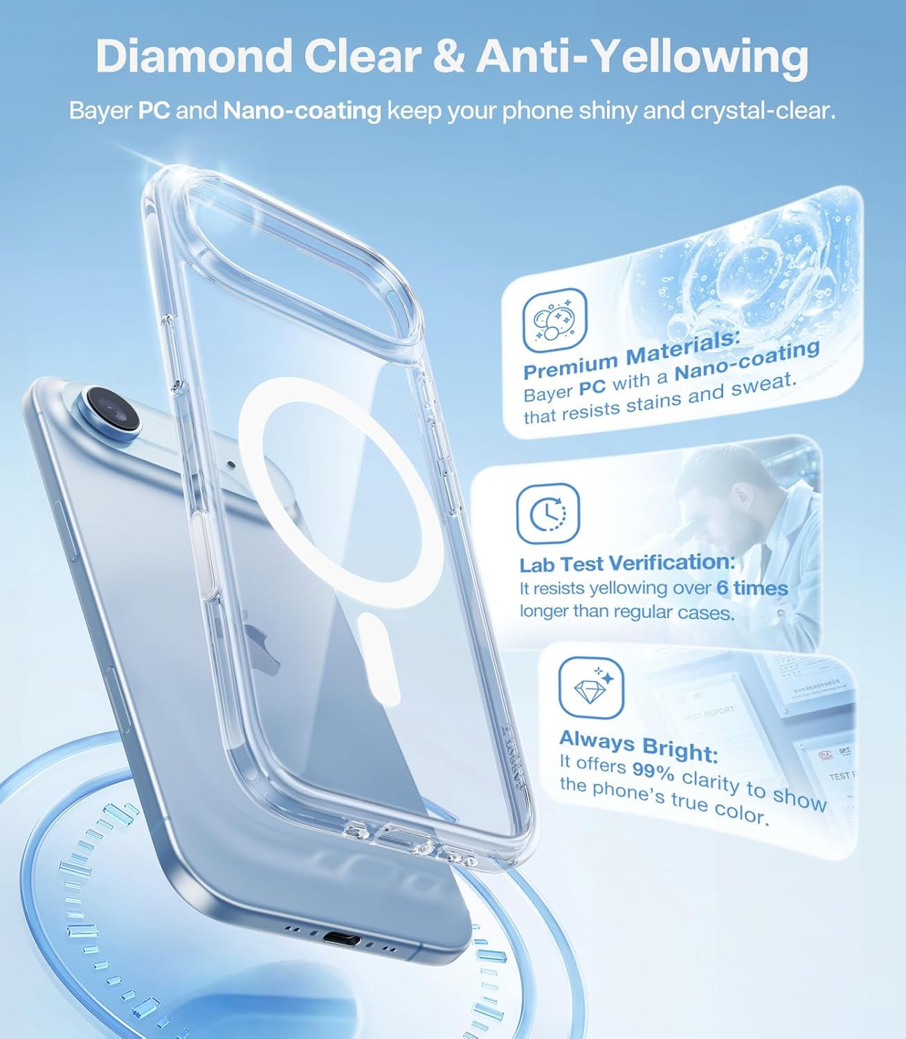 حافظة TORRAS SlimFit MagSafe لهاتف iPhone 17 Pro Max / 17 Pro / Air / 17