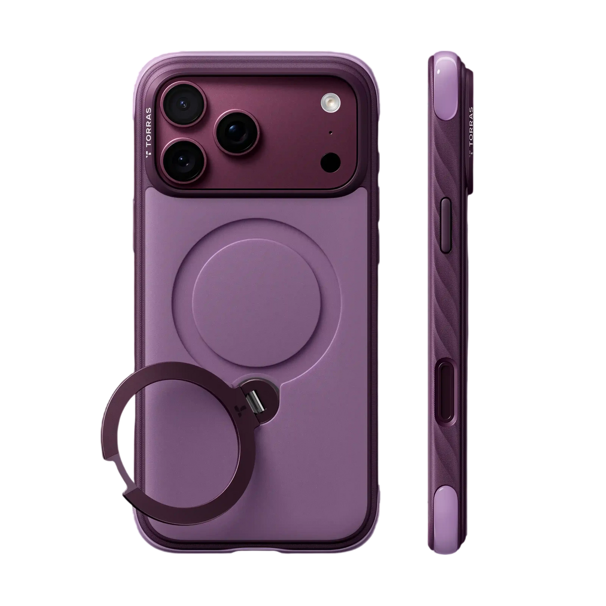 Torras Ostand Q3 Rugg Case for iPhone 18 Pro Max - Purple #color_purple