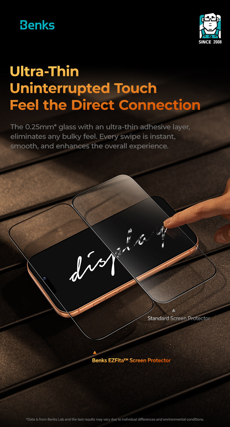 Benks GlassWarrior Sapphire V2.0 Screen Protector for iPhone 17 Pro & Pro Max