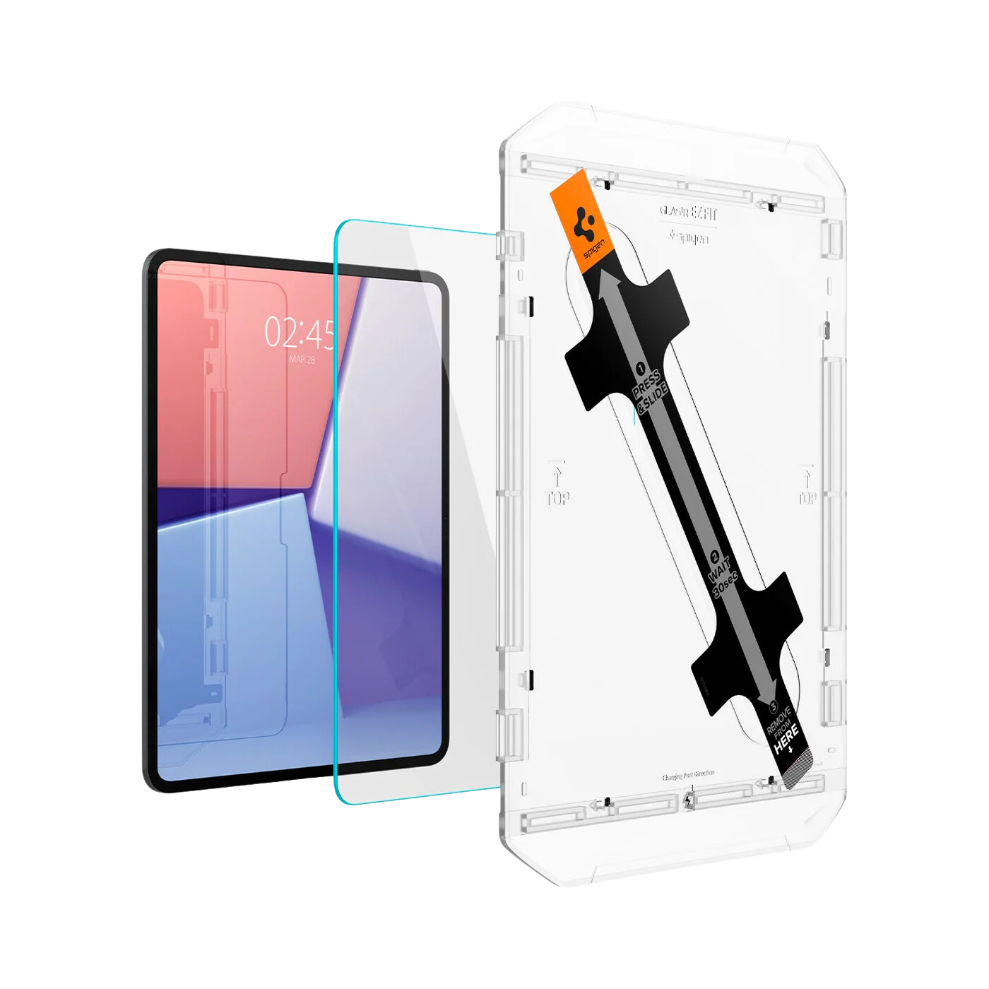 Spigen iPad Pro M5 / M4 GLAS.tR EZ Fit Screen Protector