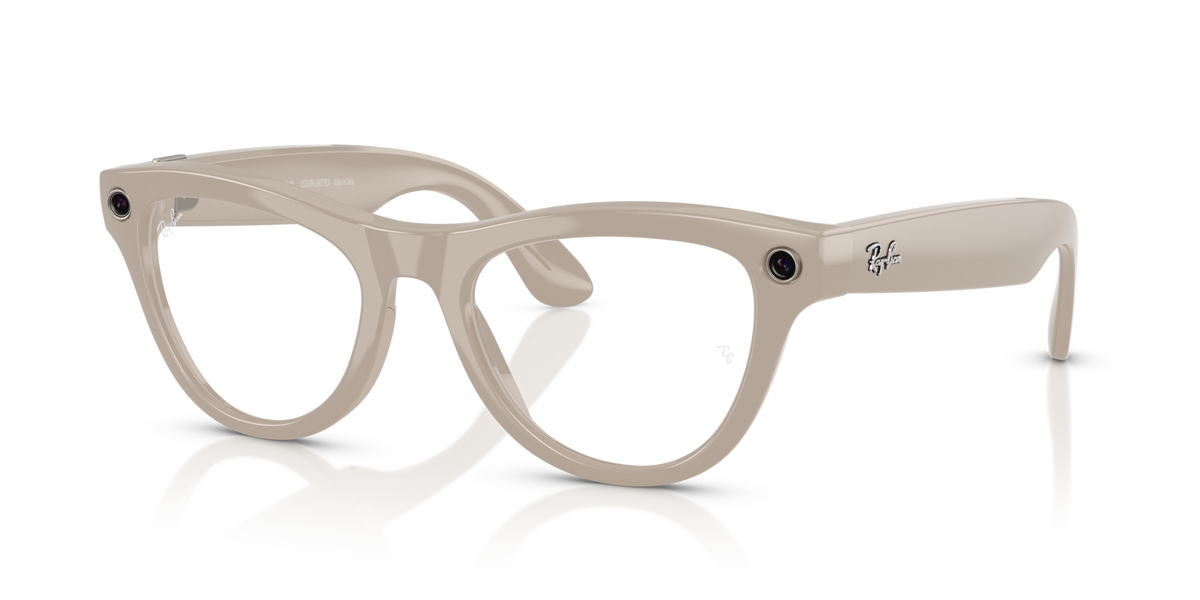 Ray-Ban Meta Skyler Gen 1 - Shiny Chalky Grey / Transition Sapphire