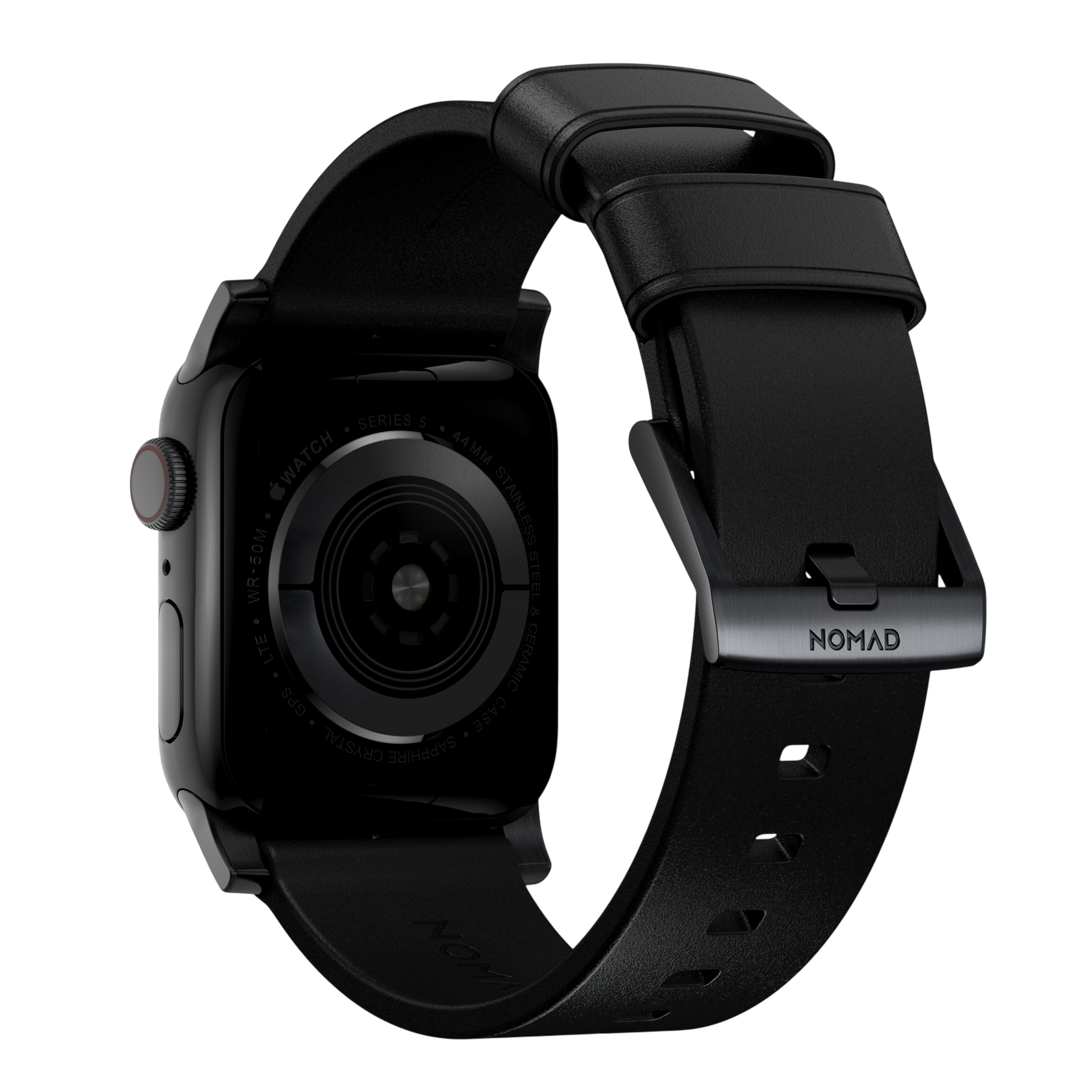 Nomad Modern Leather Band for Apple Watch Ultra 3 / 2 / 1 - 49mm - Black #color_black