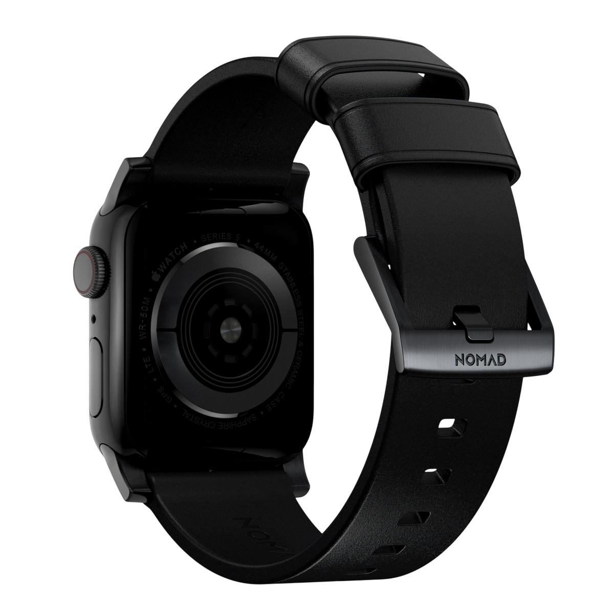 Nomad Modern Leather Band for Apple Watch Ultra 3 / 2 / 1 - 49mm - Black