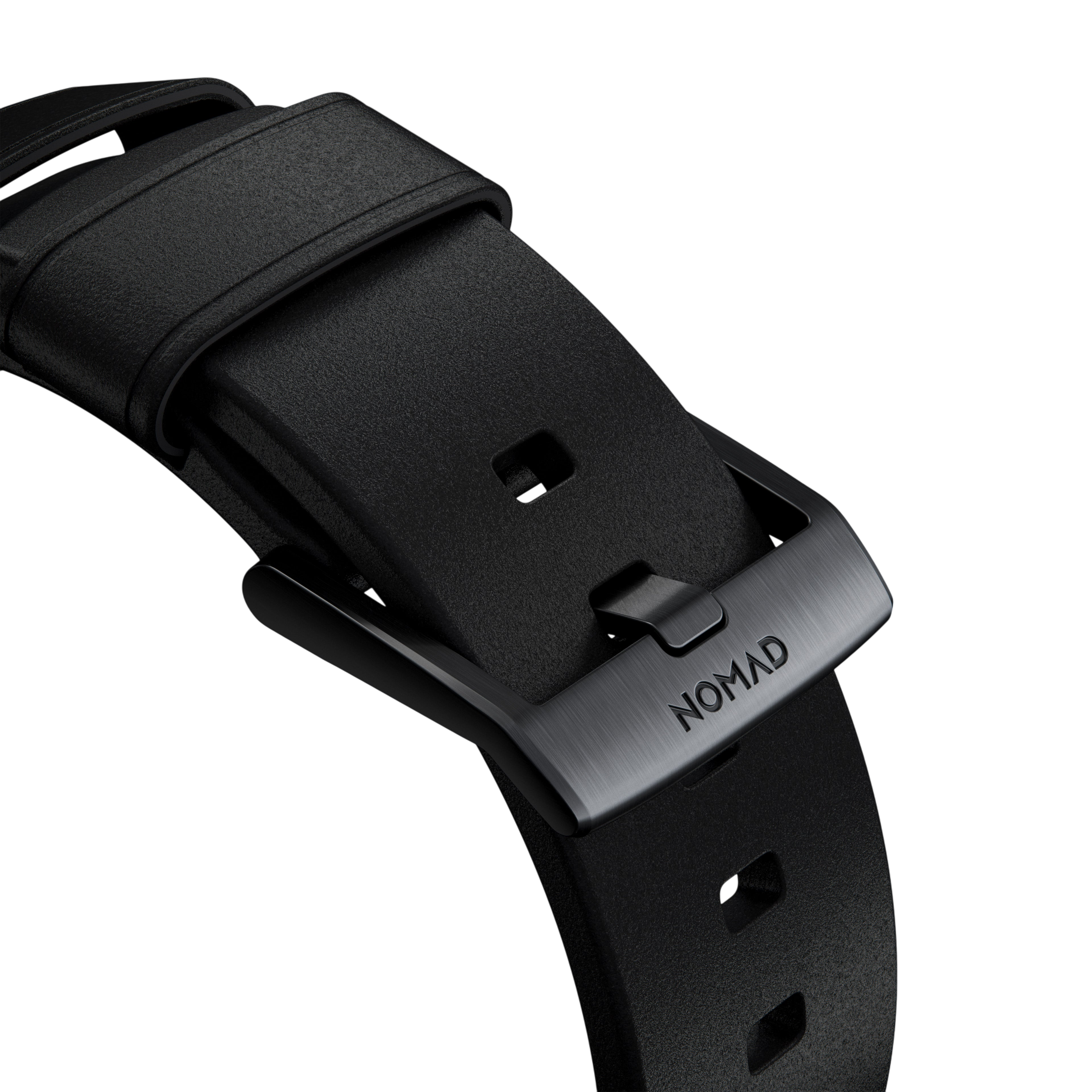 Nomad Modern Leather Band for Apple Watch Ultra 3 / 2 / 1 - 49mm - Black