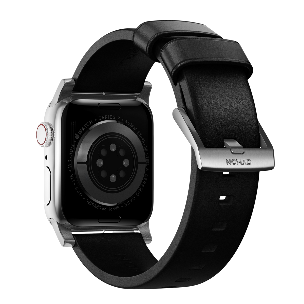 Nomad Modern Leather Band for Apple Watch Ultra 3 / 2 / 1 - 49mm - Black