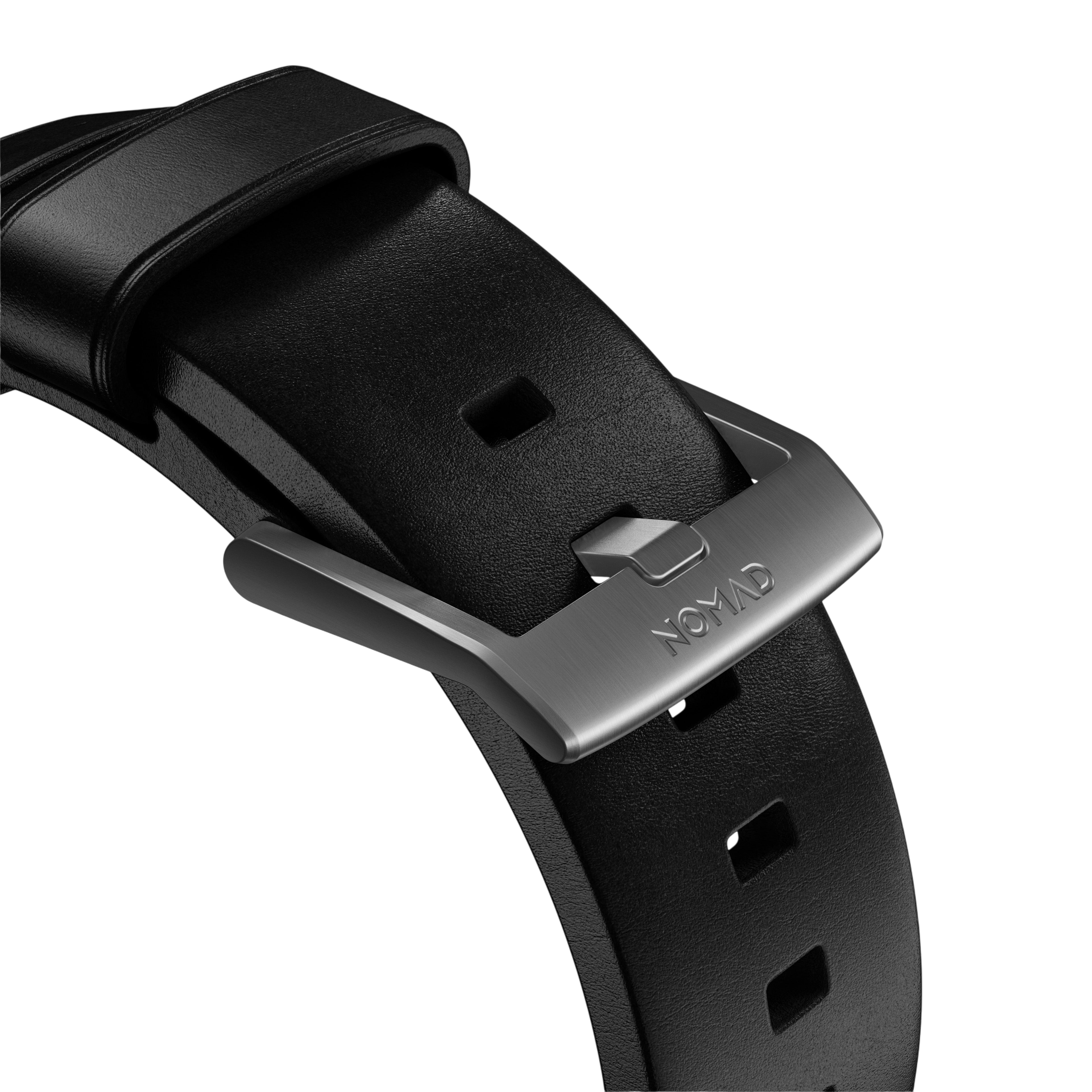 Nomad Modern Leather Band for Apple Watch Ultra 3 / 2 / 1 - 49mm - Black