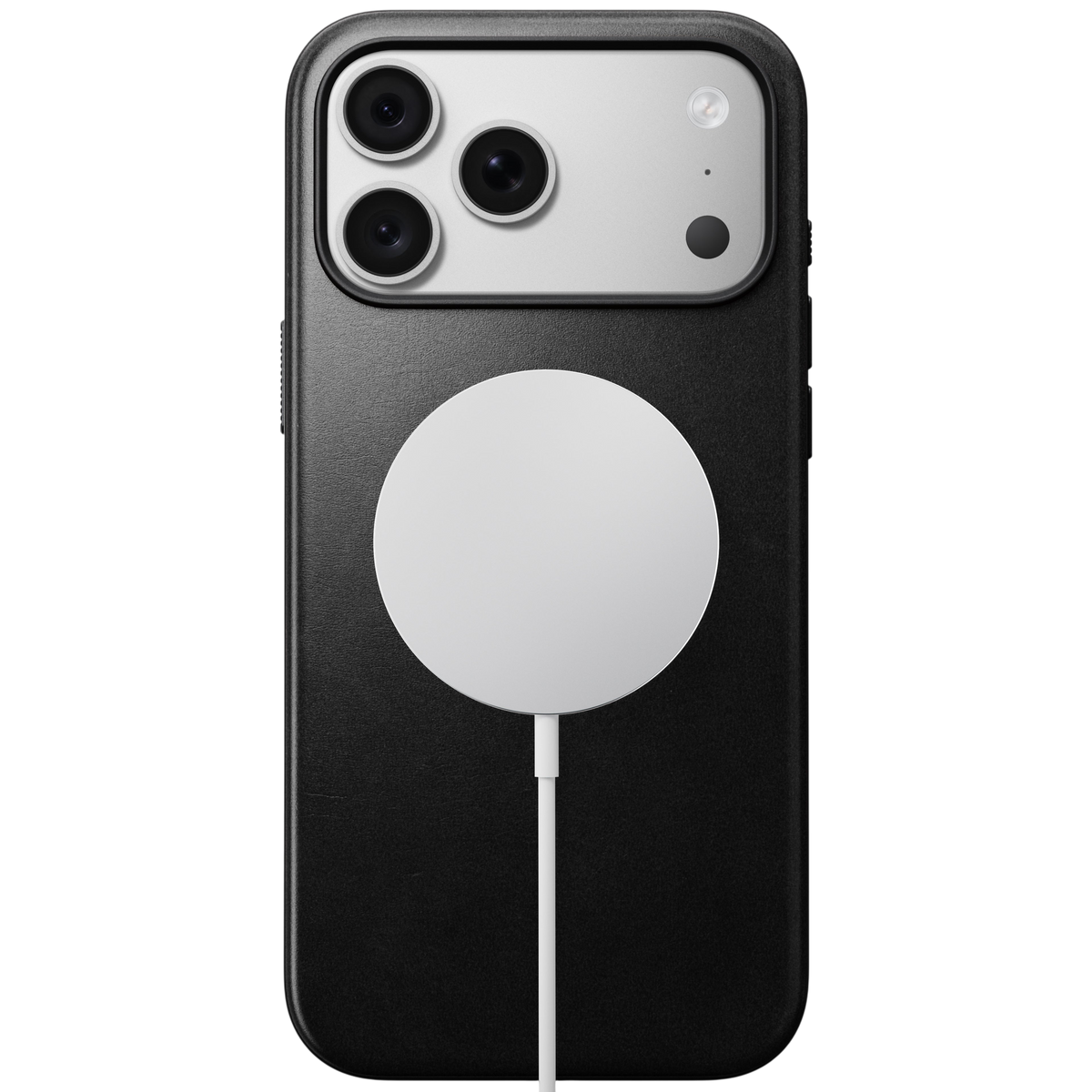 Nomad Modern Leather Case for iPhone 18 Pro Max - Black (Horween), view 2 #color_black-horween