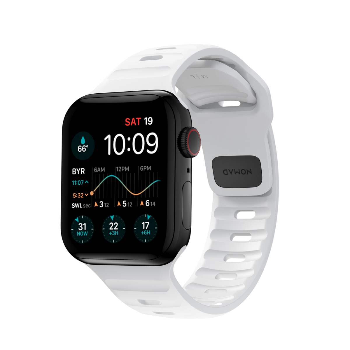 Nomad Waterproof Sport Band for Apple Watch 42mm / 41mm / 40mm - White #color_white