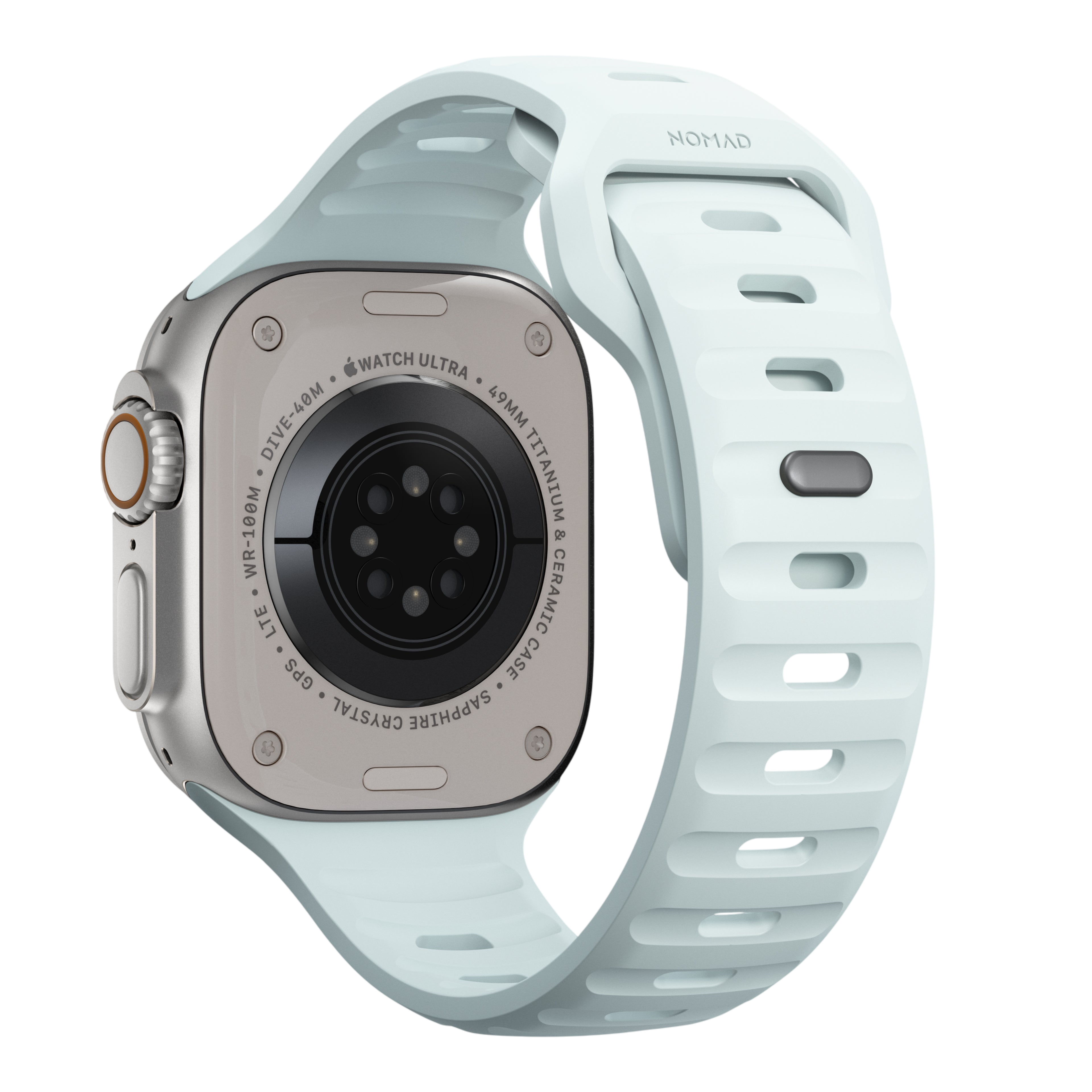 Nomad Waterproof Sport Band for Apple Watch 49mm / 46mm / 45mm - White #color_white