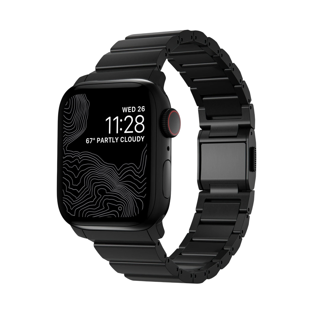 Nomad Titanium Band for Apple Watch 42mm / 41mm - Black Hardware
