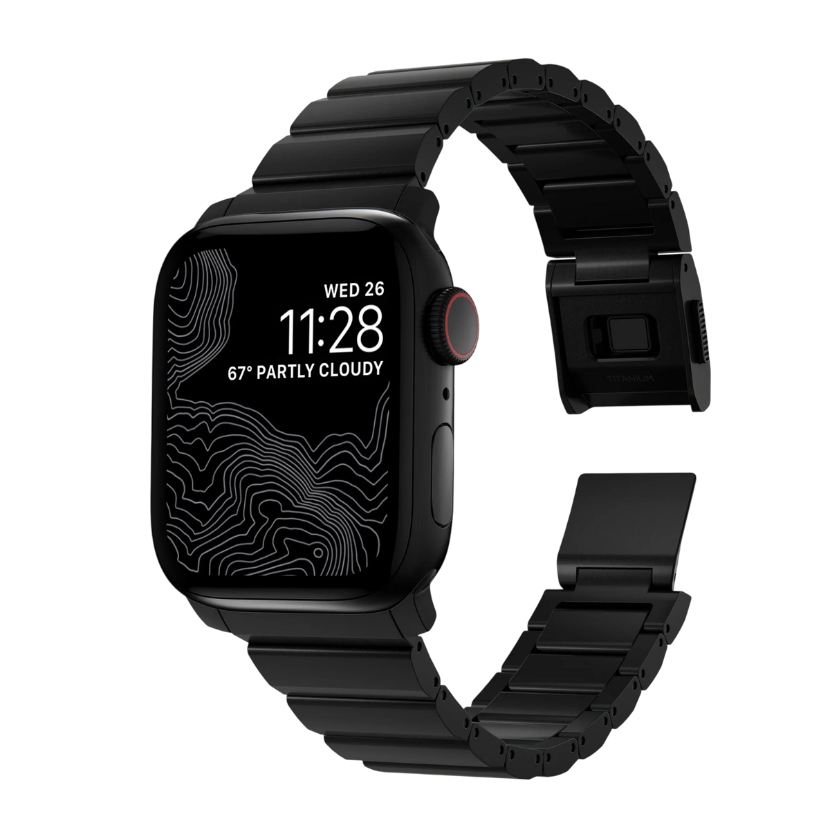 Nomad Titanium Band for Apple Watch 42mm / 41mm - Black Hardware