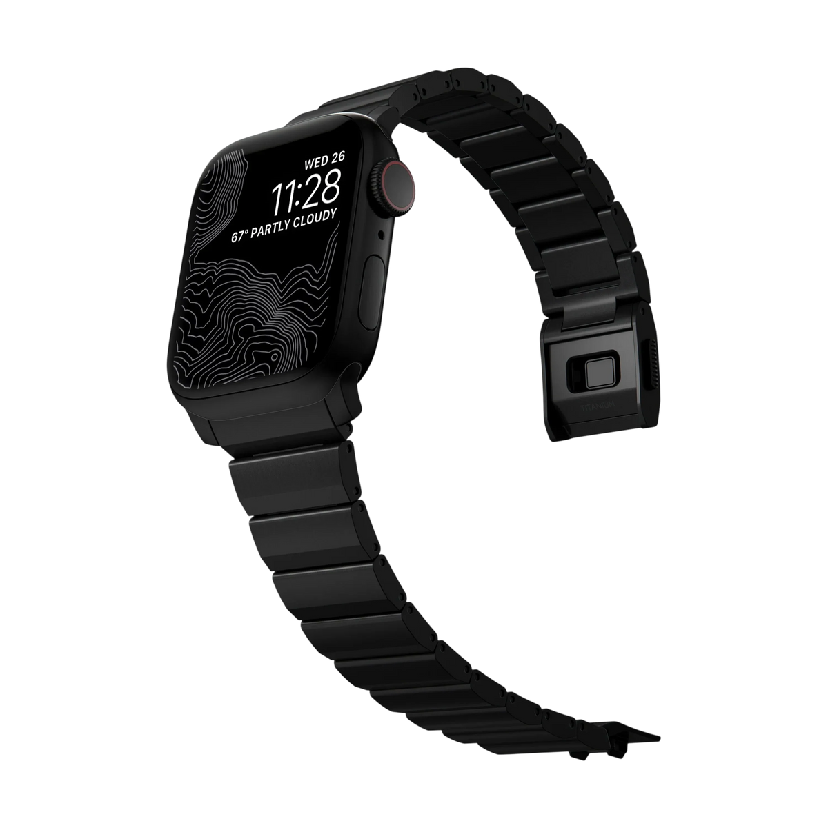 Nomad Titanium Band for Apple Watch 42mm / 41mm - Black Hardware