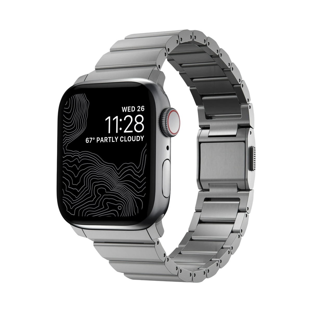 Nomad Titanium Band for Apple Watch 42mm / 41mm - Natural Hardware