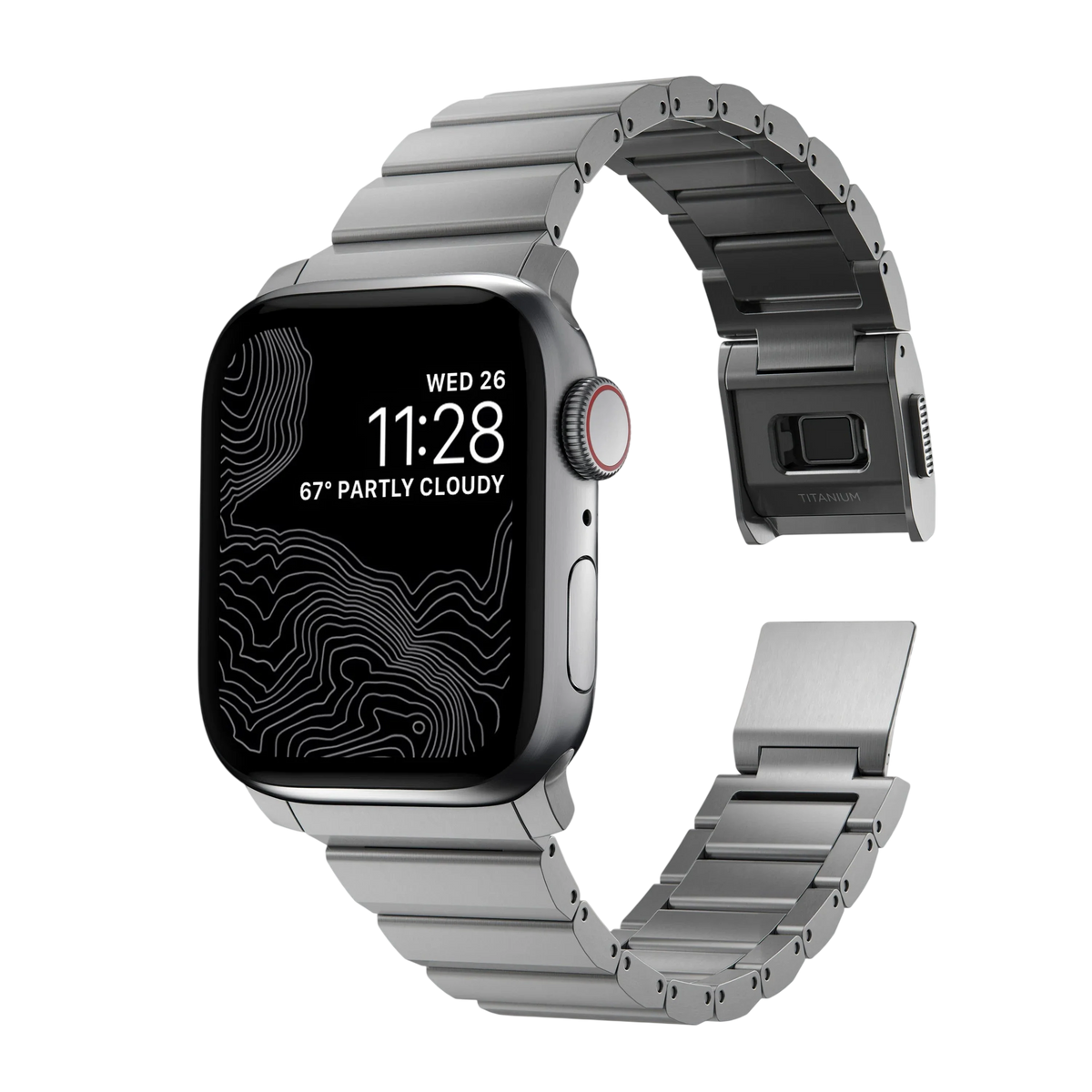 Nomad Titanium Band for Apple Watch 42mm / 41mm - Natural Hardware