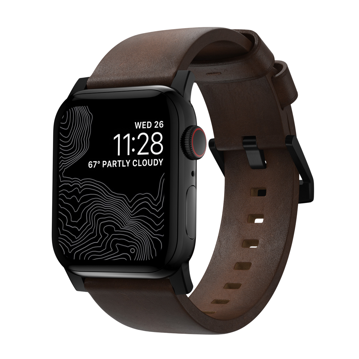 Nomad Modern Leather Band for Apple Watch Ultra 3 / 2 / 1 - 49mm - Brown