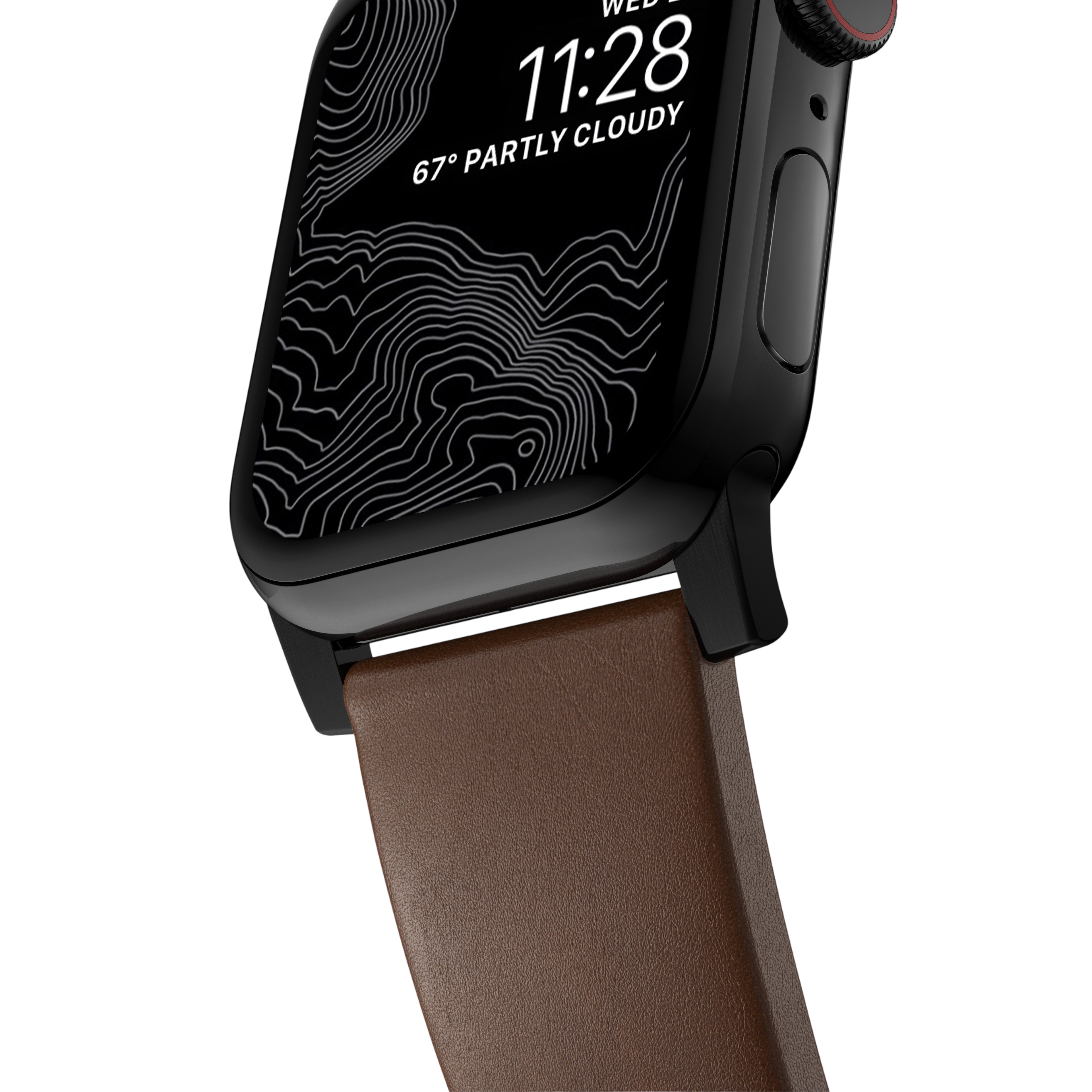 Nomad Modern Leather Band for Apple Watch Ultra 3 / 2 / 1 - 49mm - Brown