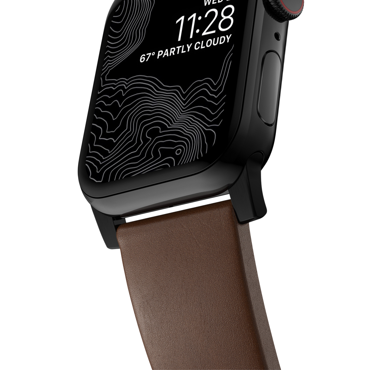 Nomad Modern Leather Band for Apple Watch Ultra 3 / 2 / 1 - 49mm - Brown
