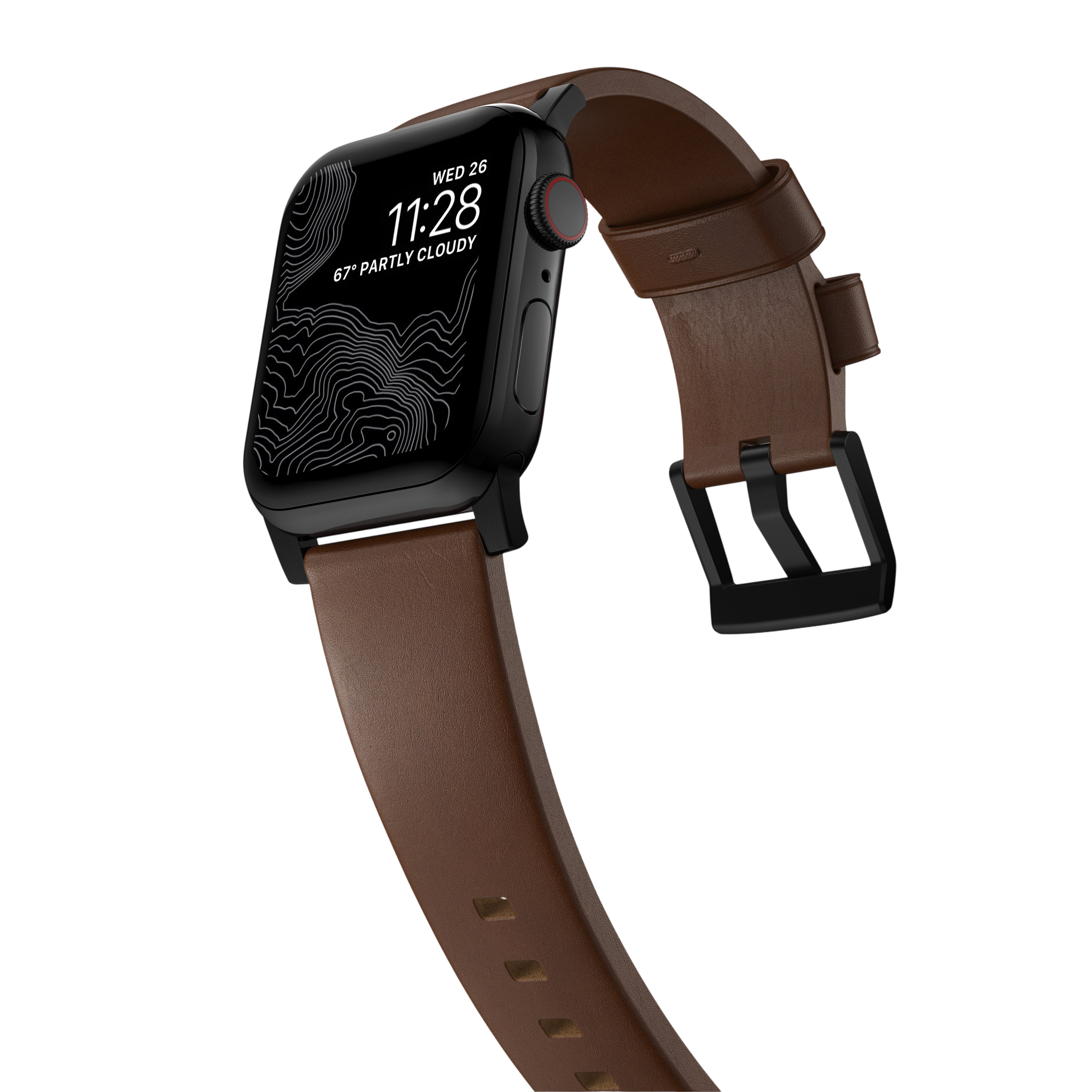 Nomad Modern Leather Band for Apple Watch Ultra 3 / 2 / 1 - 49mm - Brown