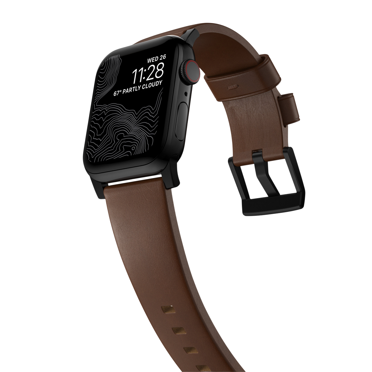 Nomad Modern Leather Band for Apple Watch Ultra 3 / 2 / 1 - 49mm - Brown
