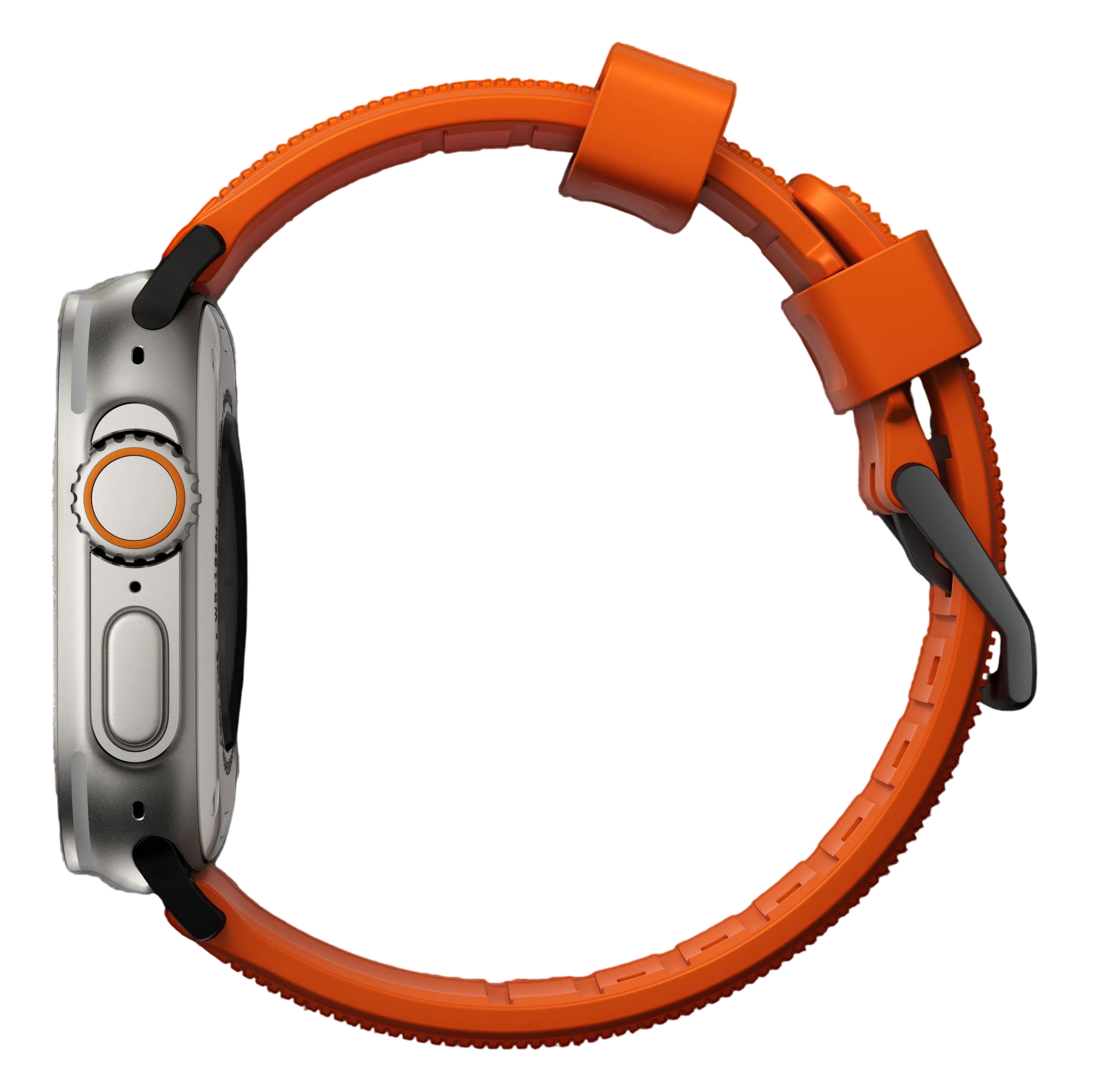 Nomad Rugged Band for Apple Watch Ultra 49mm - Ultra Orange #color_ultra-orange