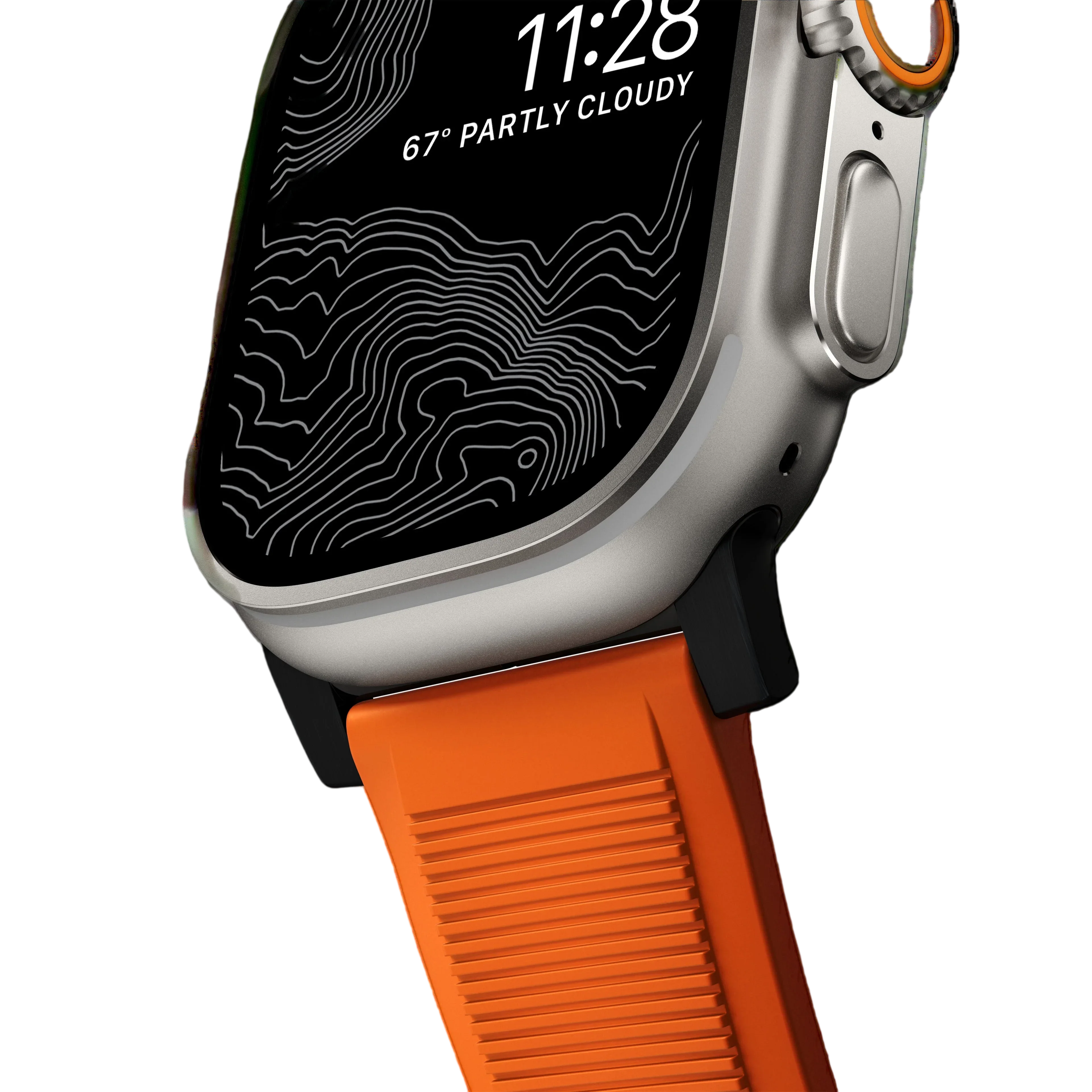 Nomad Rugged Band for Apple Watch Ultra 49mm - Ultra Orange