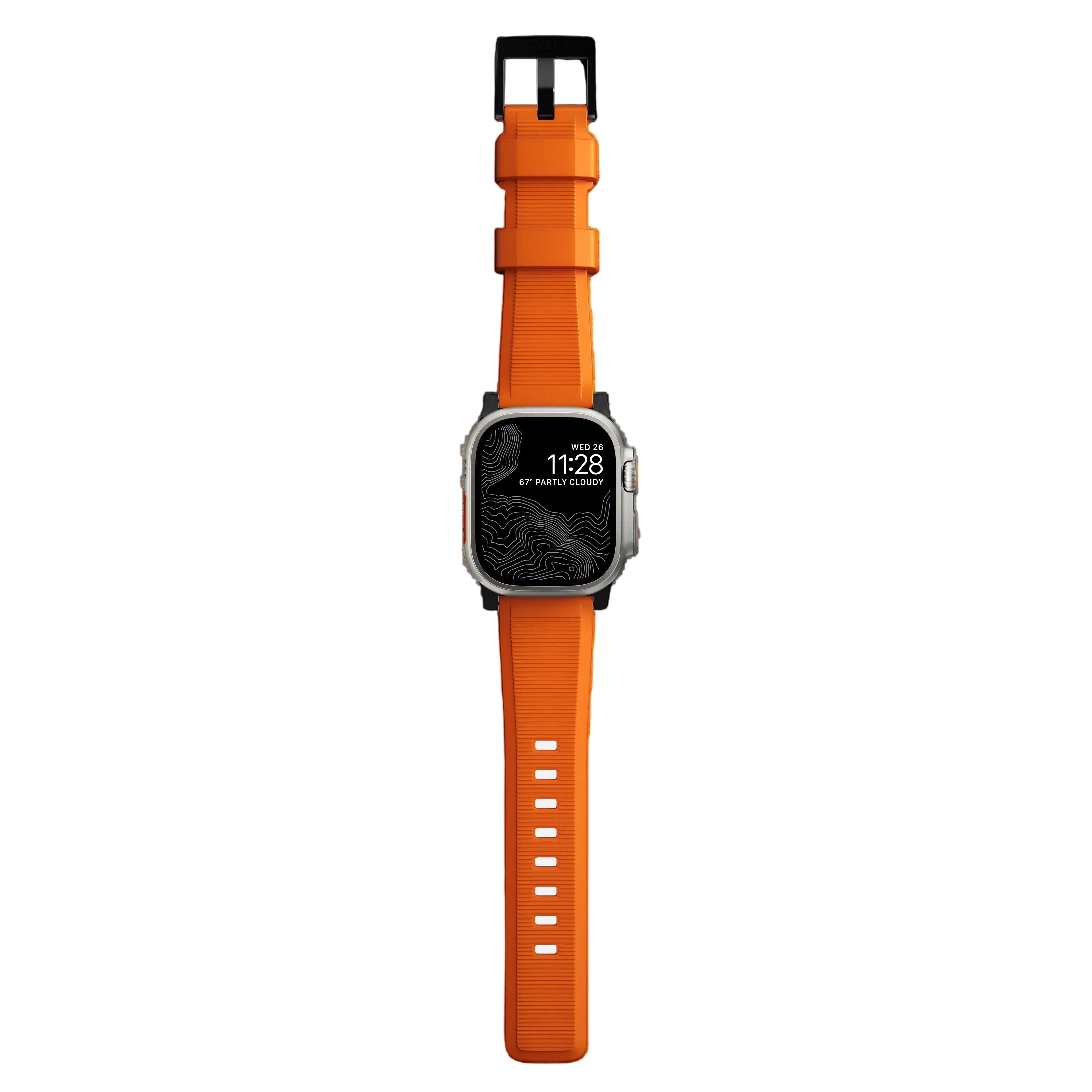 Nomad Rugged Band for Apple Watch Ultra 49mm - Ultra Orange