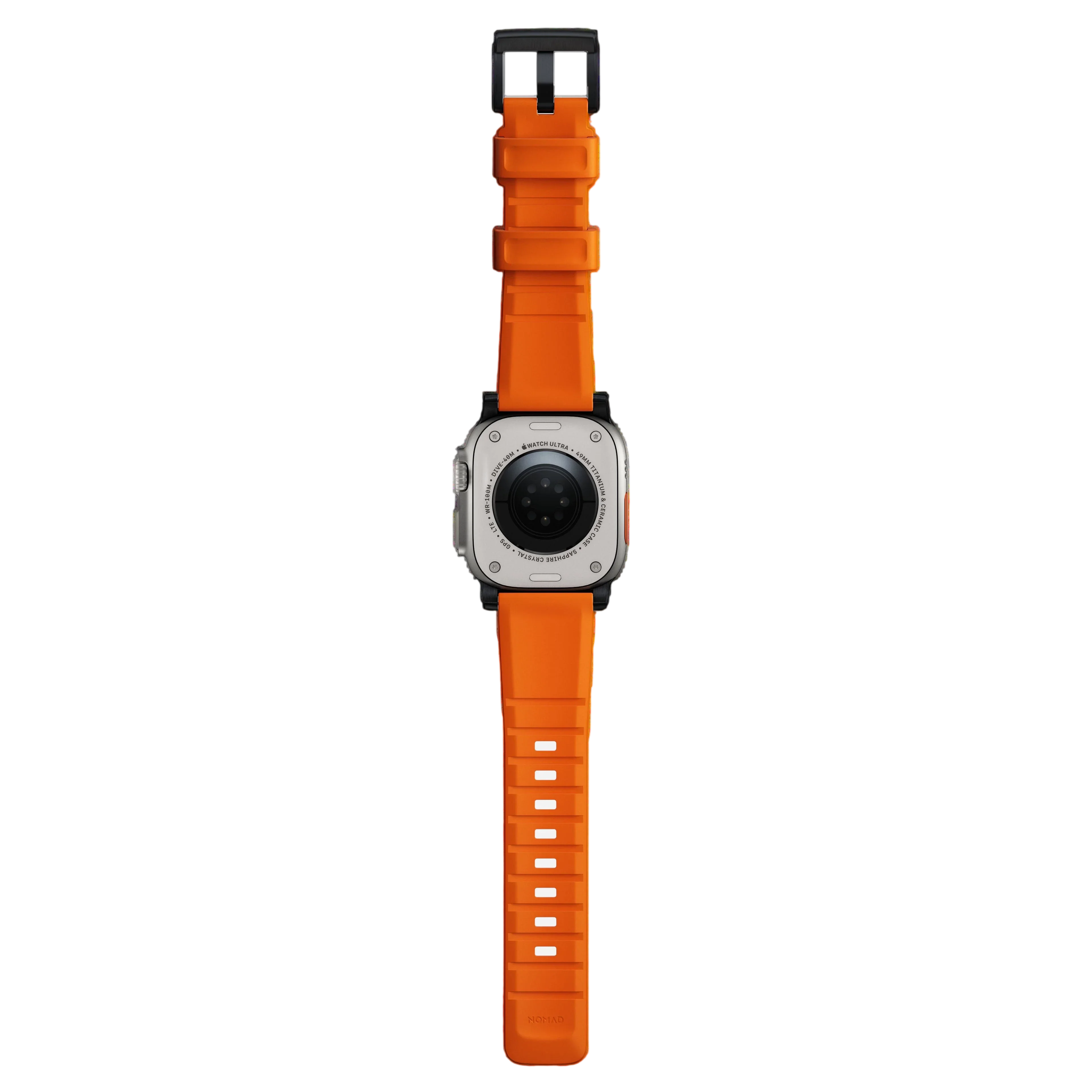 Nomad Rugged Band for Apple Watch Ultra 49mm - Ultra Orange